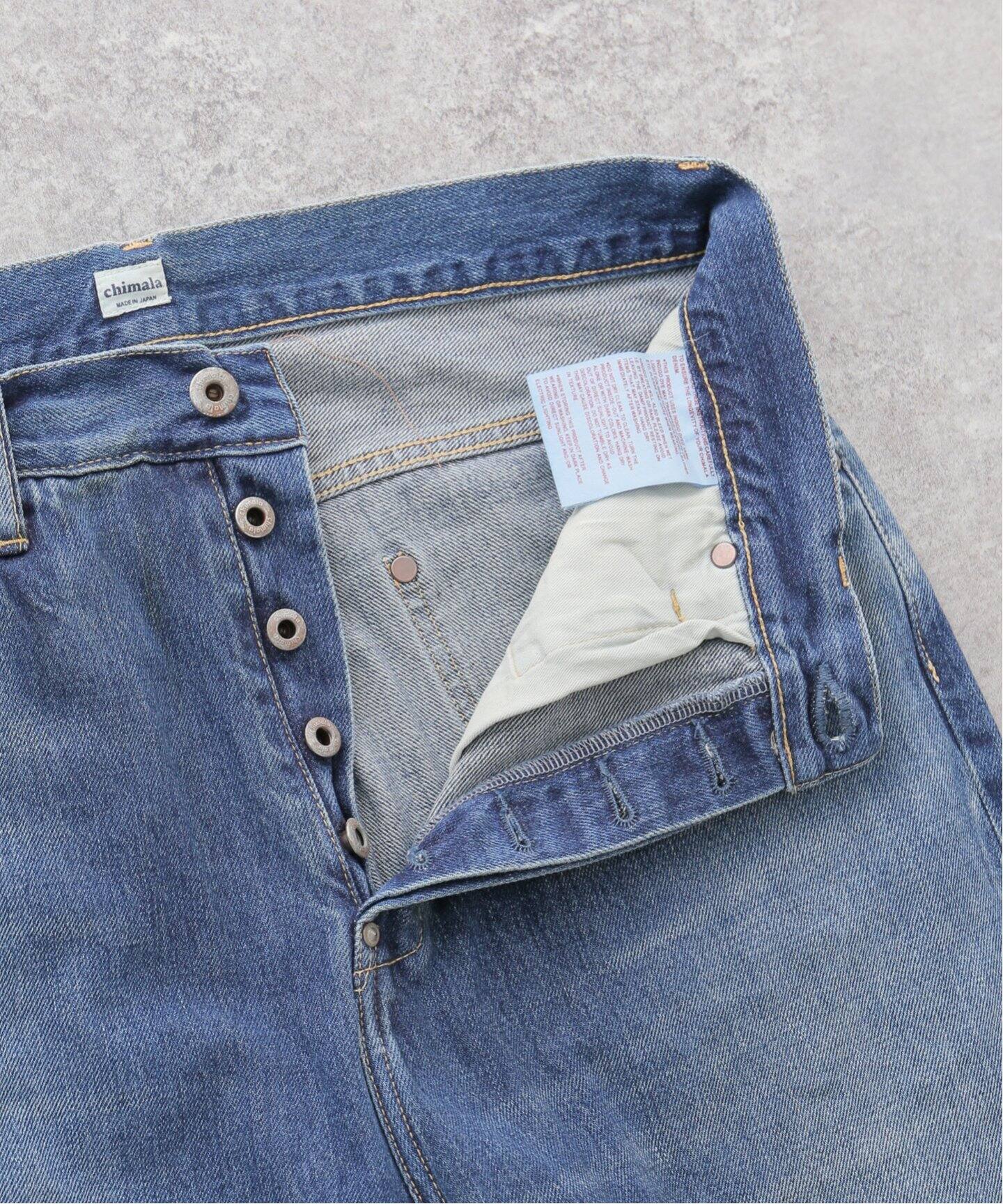 chimala/チマラ】SELVEDGE DENIM BAGGY CUT（デニムパンツ・ジーンズ 