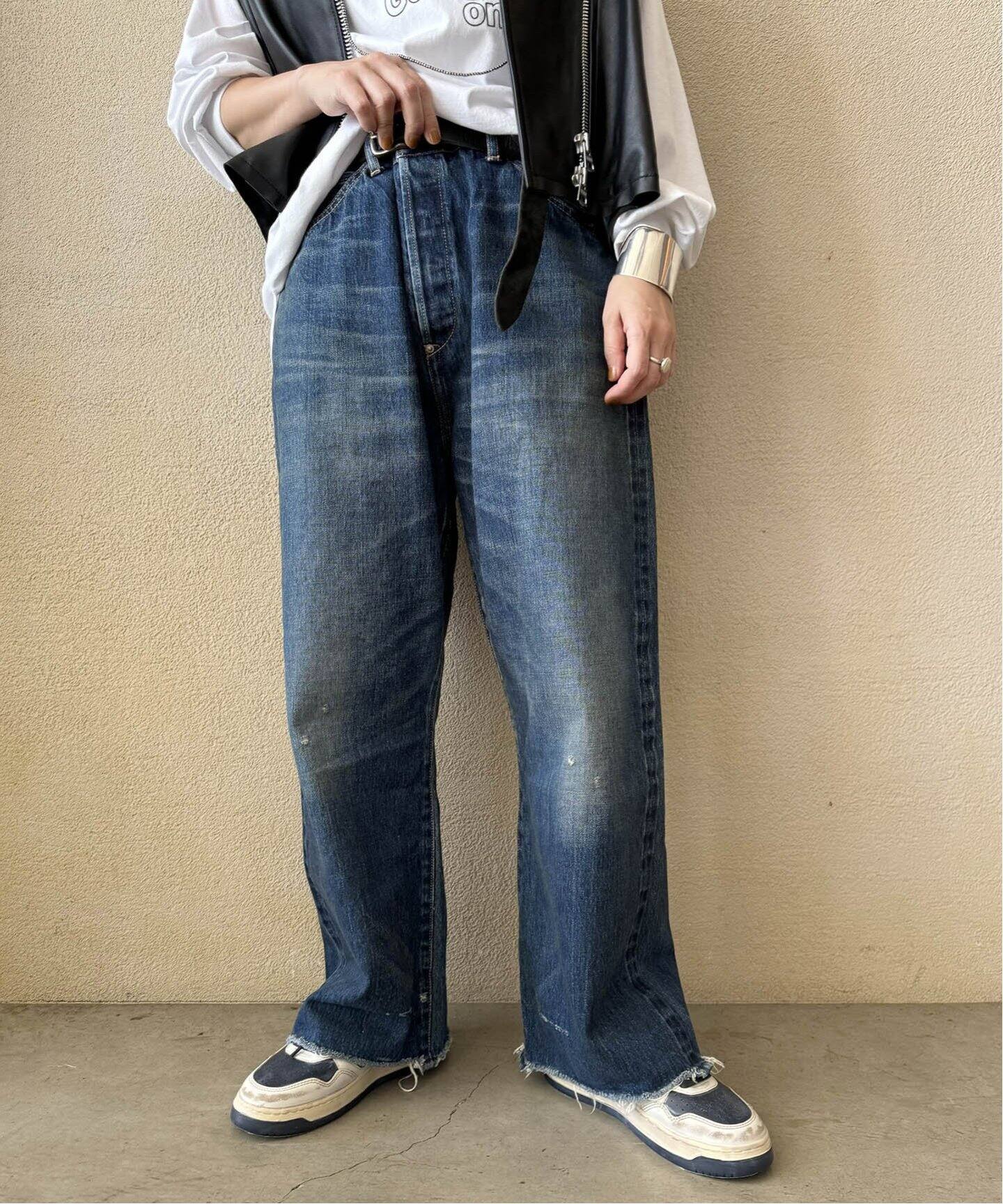chimala/チマラ】SELVEDGE DENIM BAGGY CUT（デニムパンツ・ジーンズ 