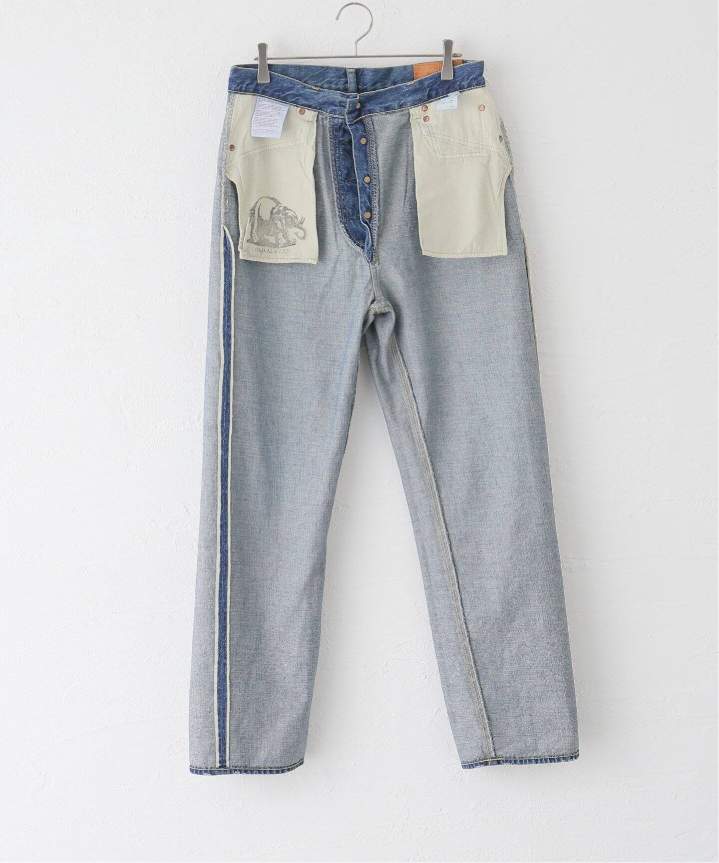 chimala/チマラ】SELVEDGE DENIM MONROE CUT（デニムパンツ・ジーンズ 