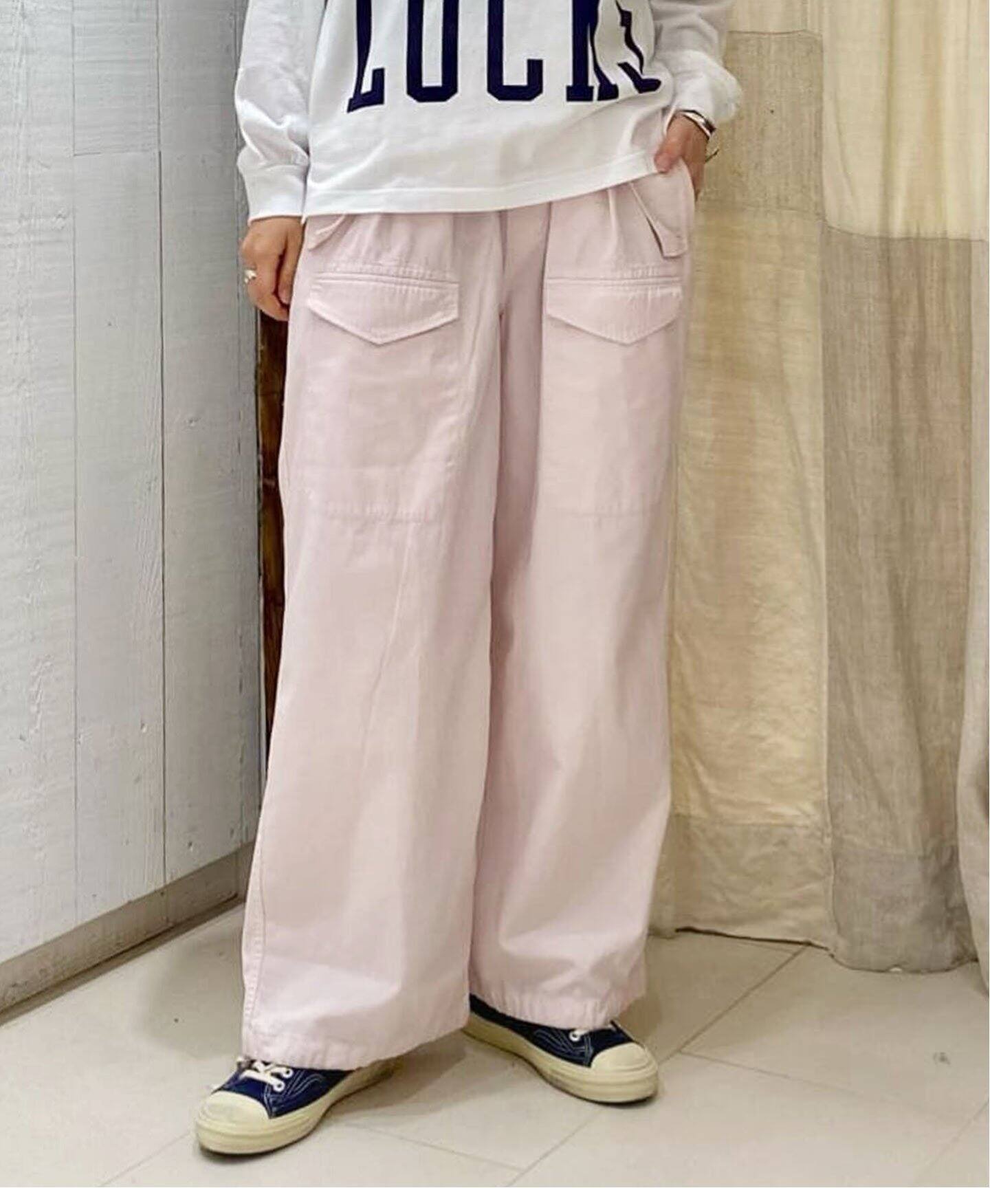 専用TICCA ティッカ　カーゴパンツ　白　ジャーナルスタンダード イエナ VERMEIL par iena（ヴェルメイユパーイエナ）の「【TICCA