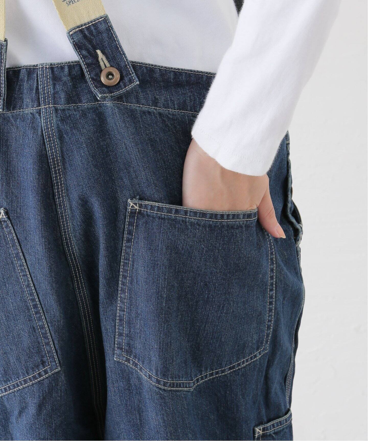 chimala/チマラ】 DENIM OVERALL（サロペット／オーバーオール 