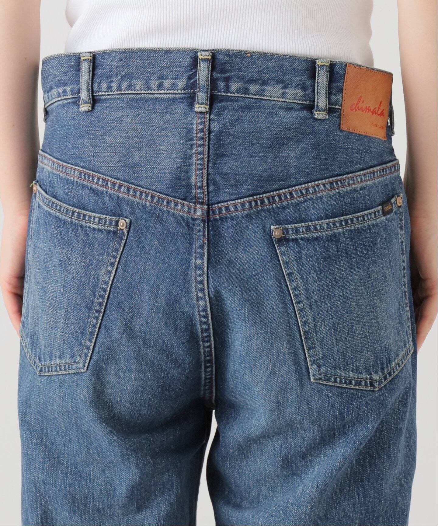 chimala/チマラ】 13.5OZ DENIM DEEP RISE BAGGY（デニムパンツ 