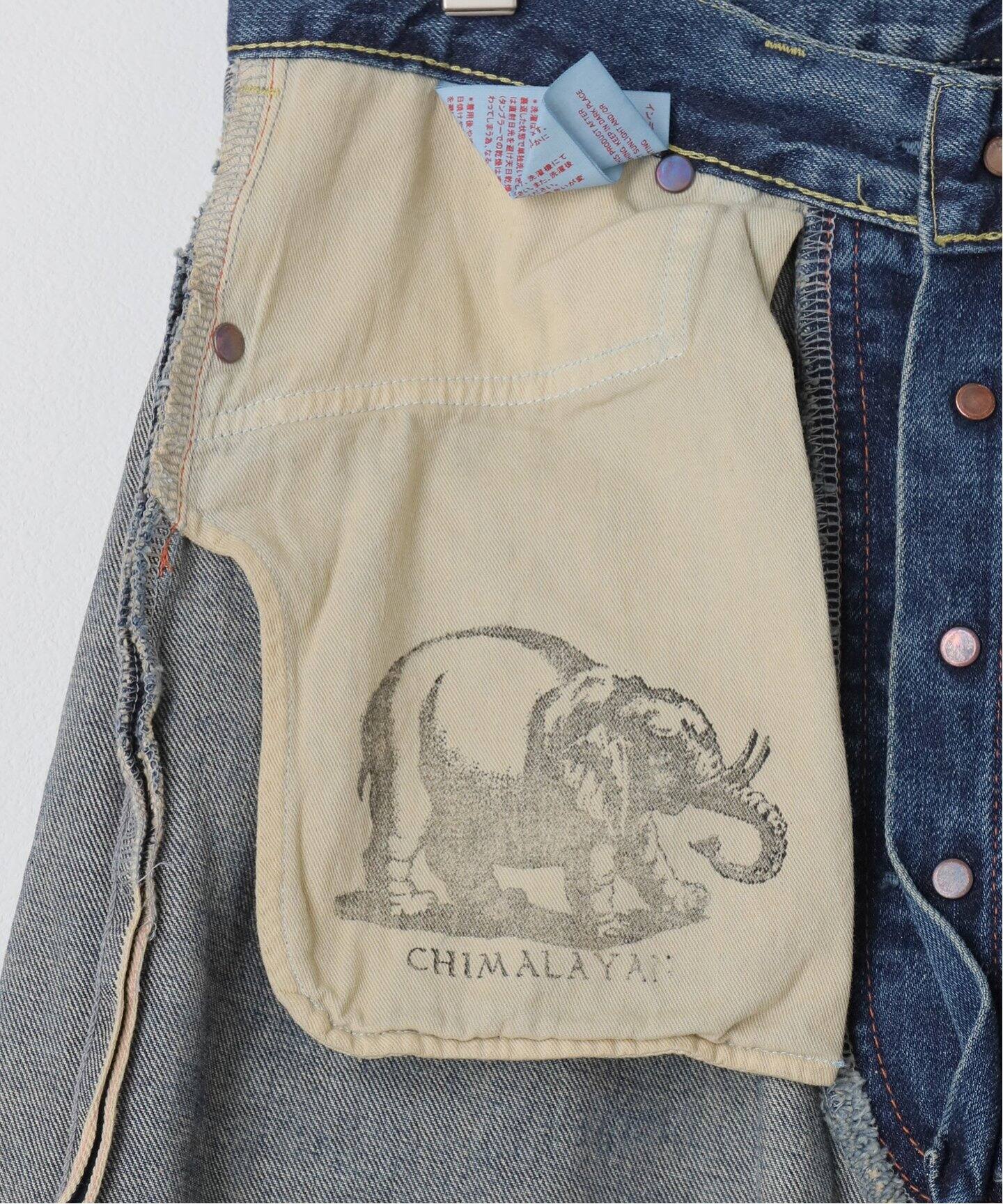 chimala/チマラ】 13.5OZ DENIM DEEP RISE BAGGY（デニムパンツ 