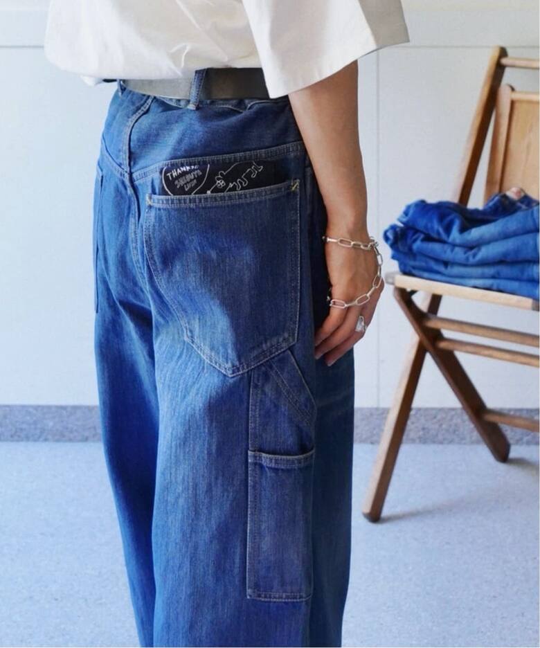 chimala/チマラ】 for luxe UNISEX DENIM PAINTER PA（デニムパンツ 