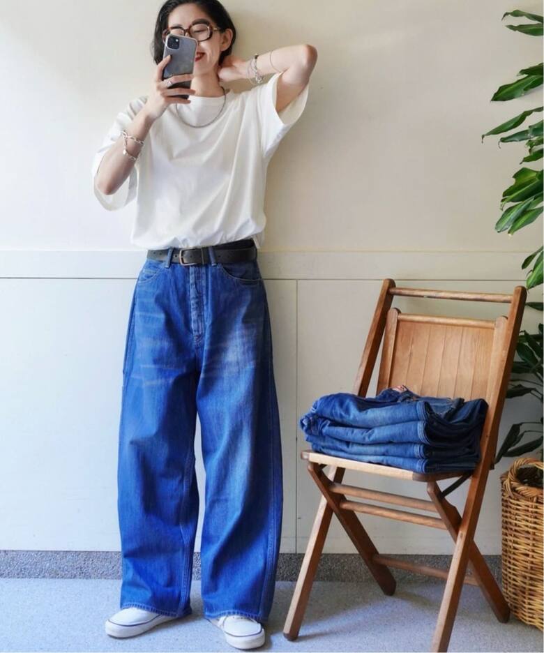 chimala/チマラ】 for luxe UNISEX DENIM PAINTER PA（デニムパンツ 