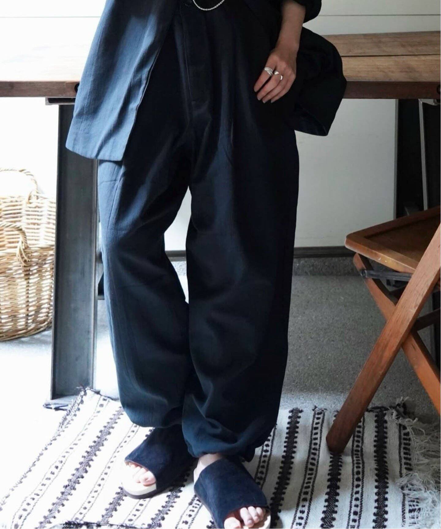 THING FABRICS/シングファブリックス】JOGGER PANTS(FRESCA BROAD 