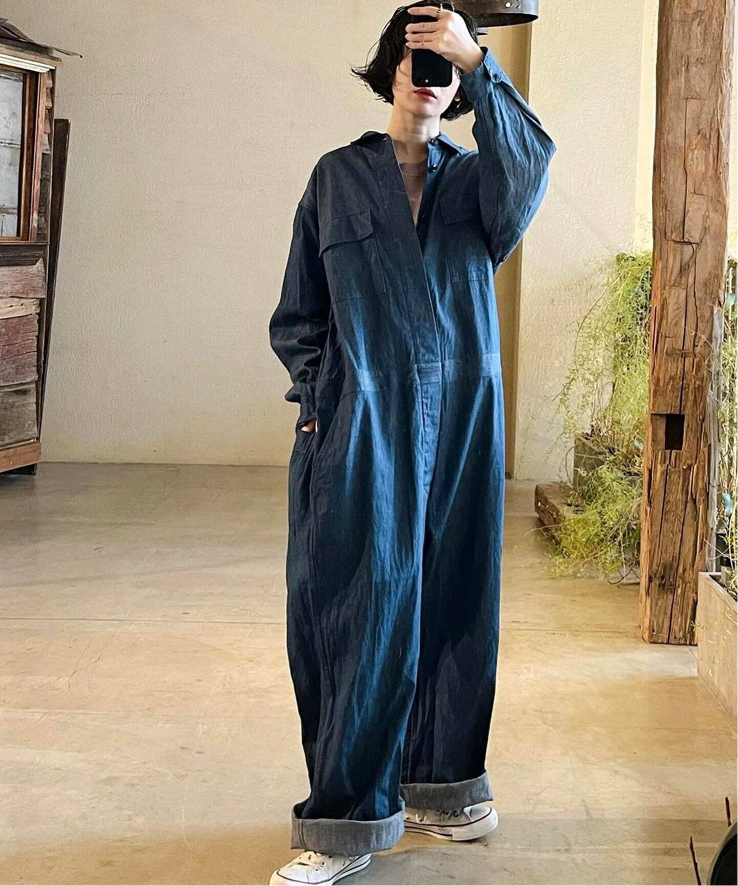 TOUJOURS / トゥジュー】 6.5OZ. DENIM All-in-one（つなぎ 