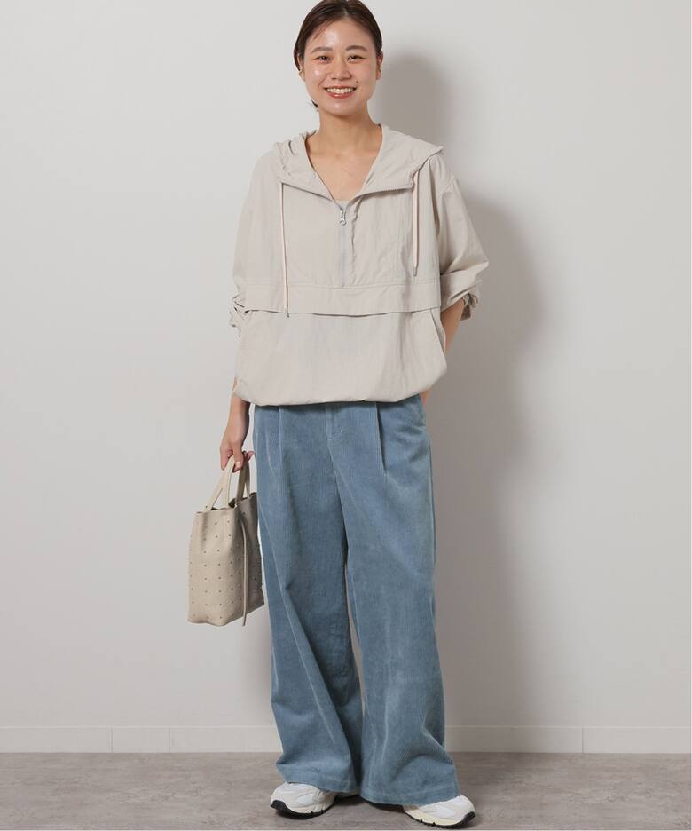 ウォッシャブルコーデュロイタックワイドパンツ（その他パンツ  