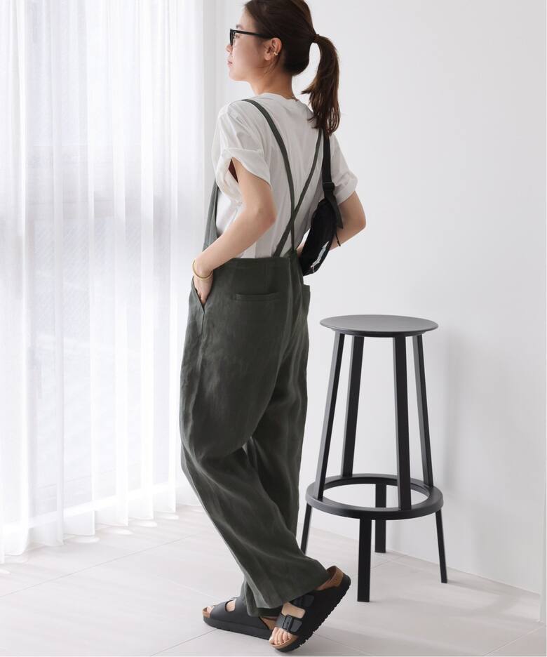 WEB限定追加》No.14フレンチリネンサロペット（サロペット 