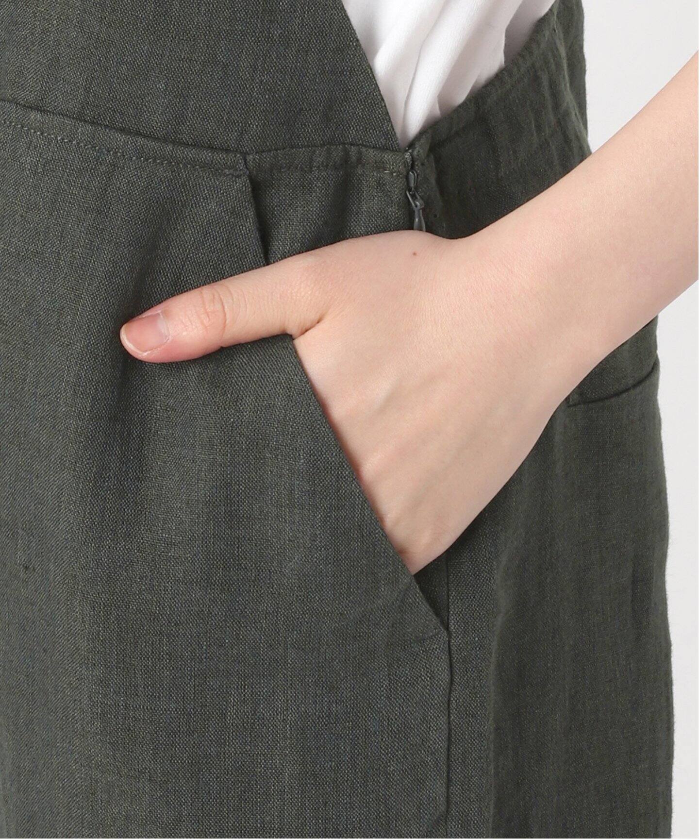 WEB限定追加》No.14フレンチリネンサロペット(サロペット WEB限定追加》No.14フレンチリネンサロペット(サロペット