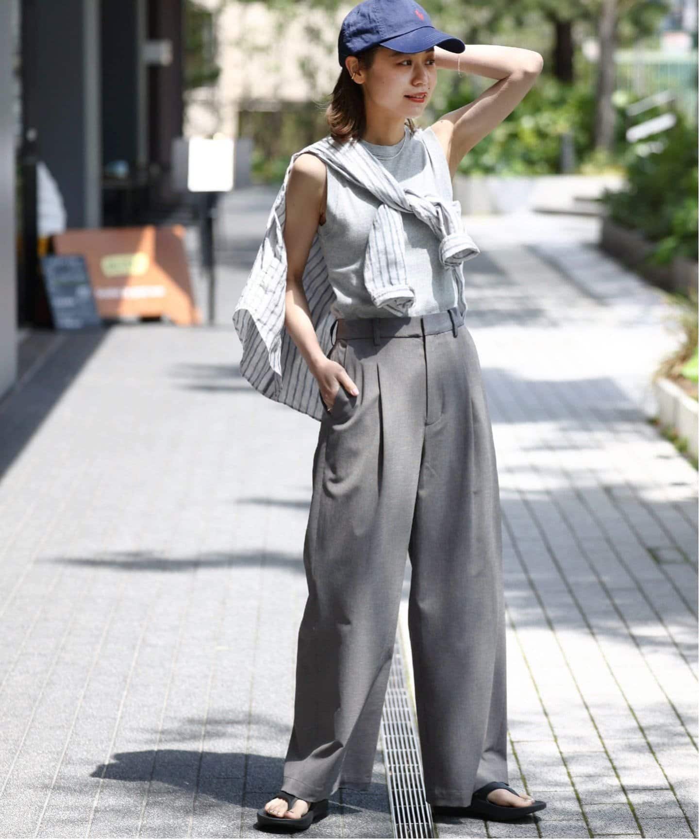 追加》ウォッシャブル2WAYストレッチタックパンツ（スラックス