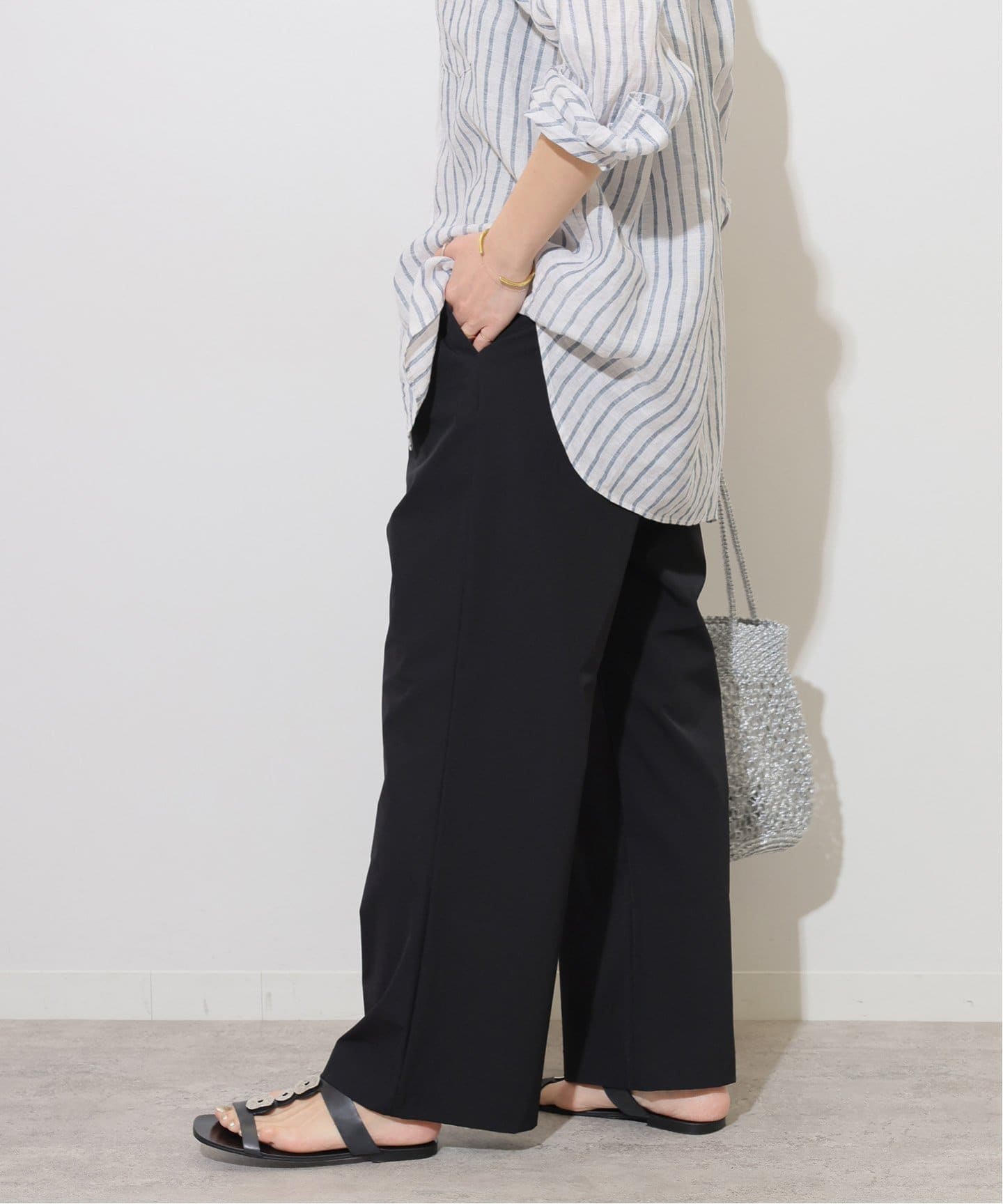 ジャーナルスタンダードラックス | ウェザーストレッチ タックパンツ JOURNAL STANDARD LUXE（ジャーナルスタンダード ラックス）の