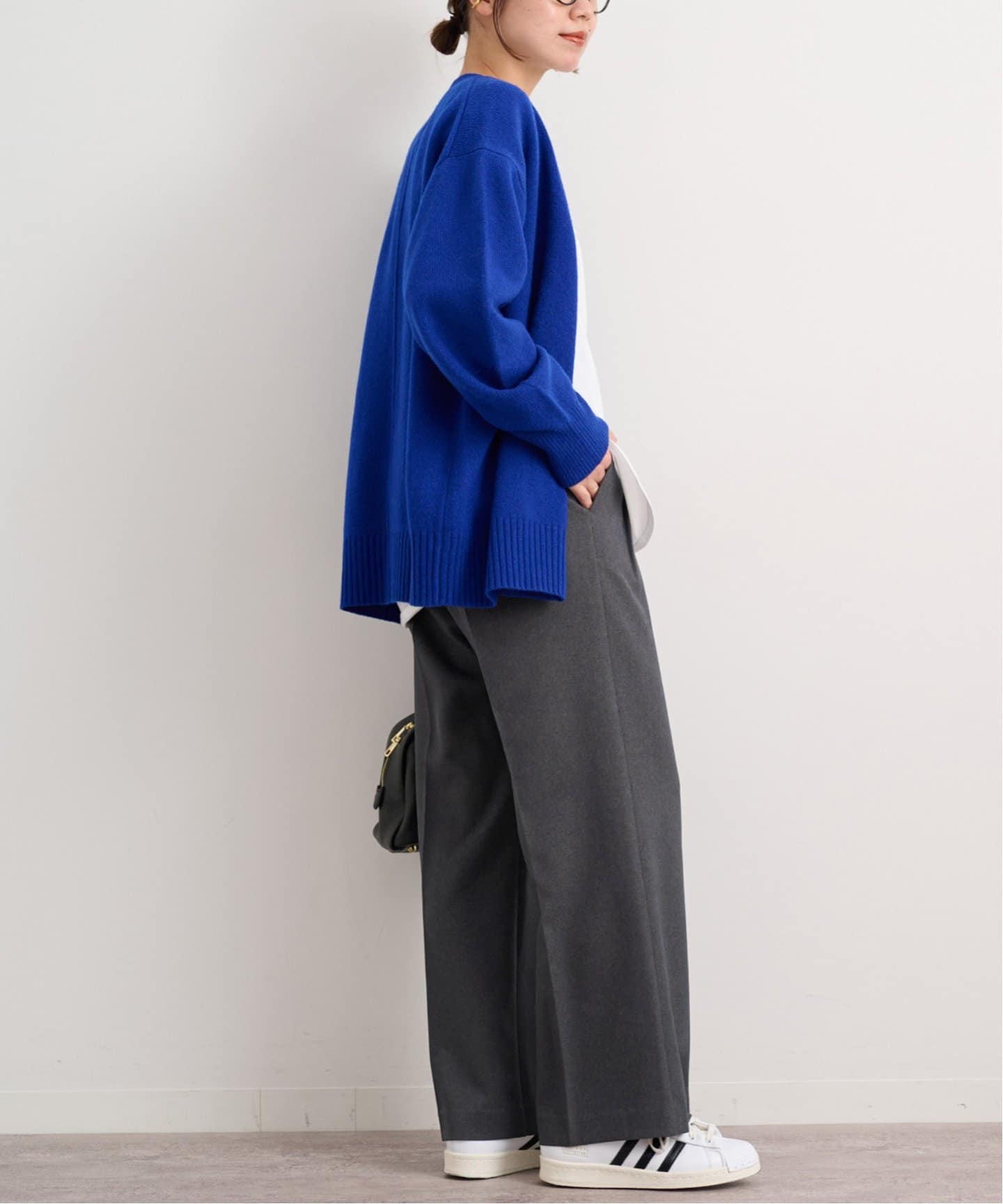 追加》ウールライクタックギャザーパンツ（スラックス）｜JOURNAL