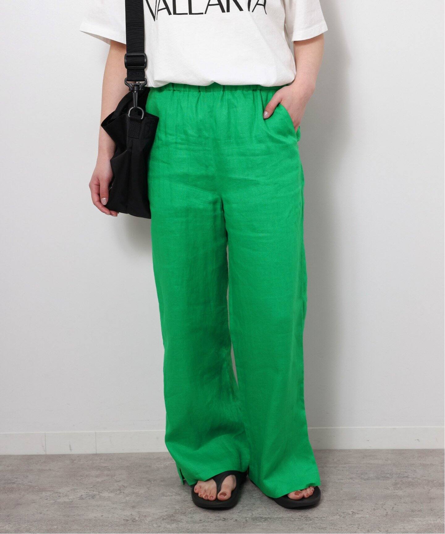 追加2》麻スリットイージーパンツ（スラックス）｜JOURNAL STANDARD  