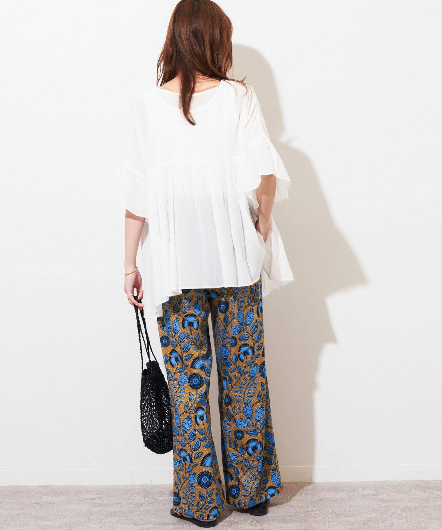 WEB限定追加3》アフリカンフラワープリントパンツ（その他パンツ  