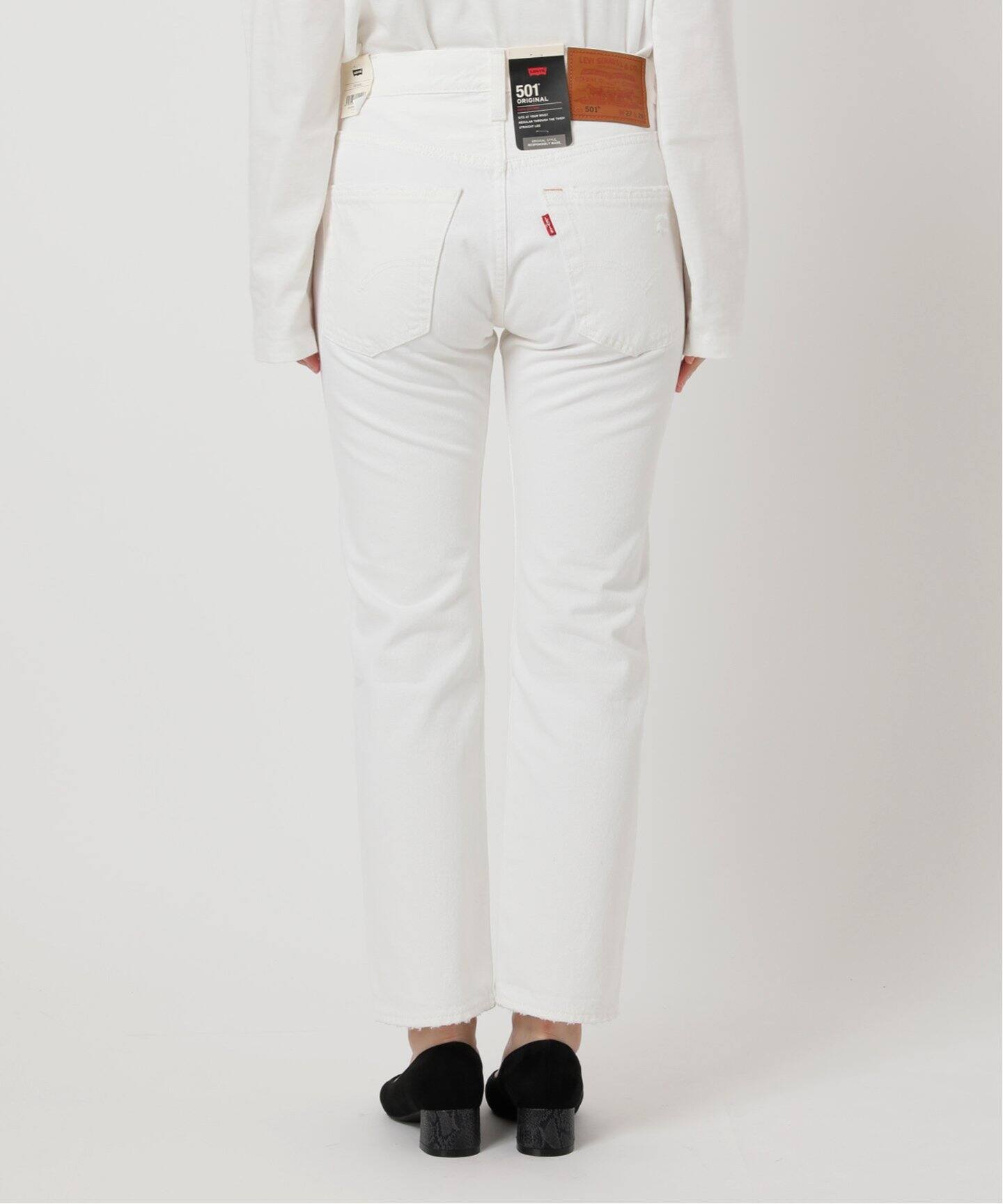 LEVI'S/リーバイス】*RELUME 501 WHITE L26：デニムパンツ