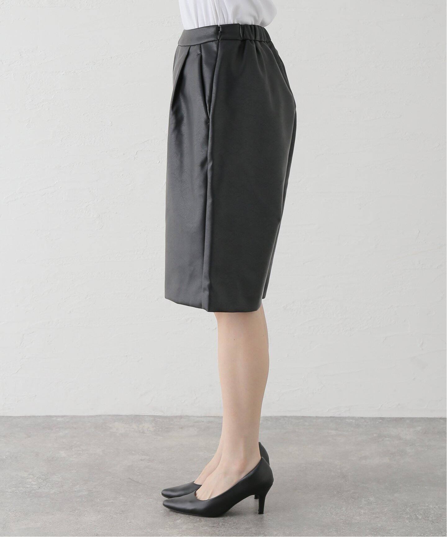 TORRAZZO DONNA/トラッゾドンナ】Faux Leather Short Pants：ショート