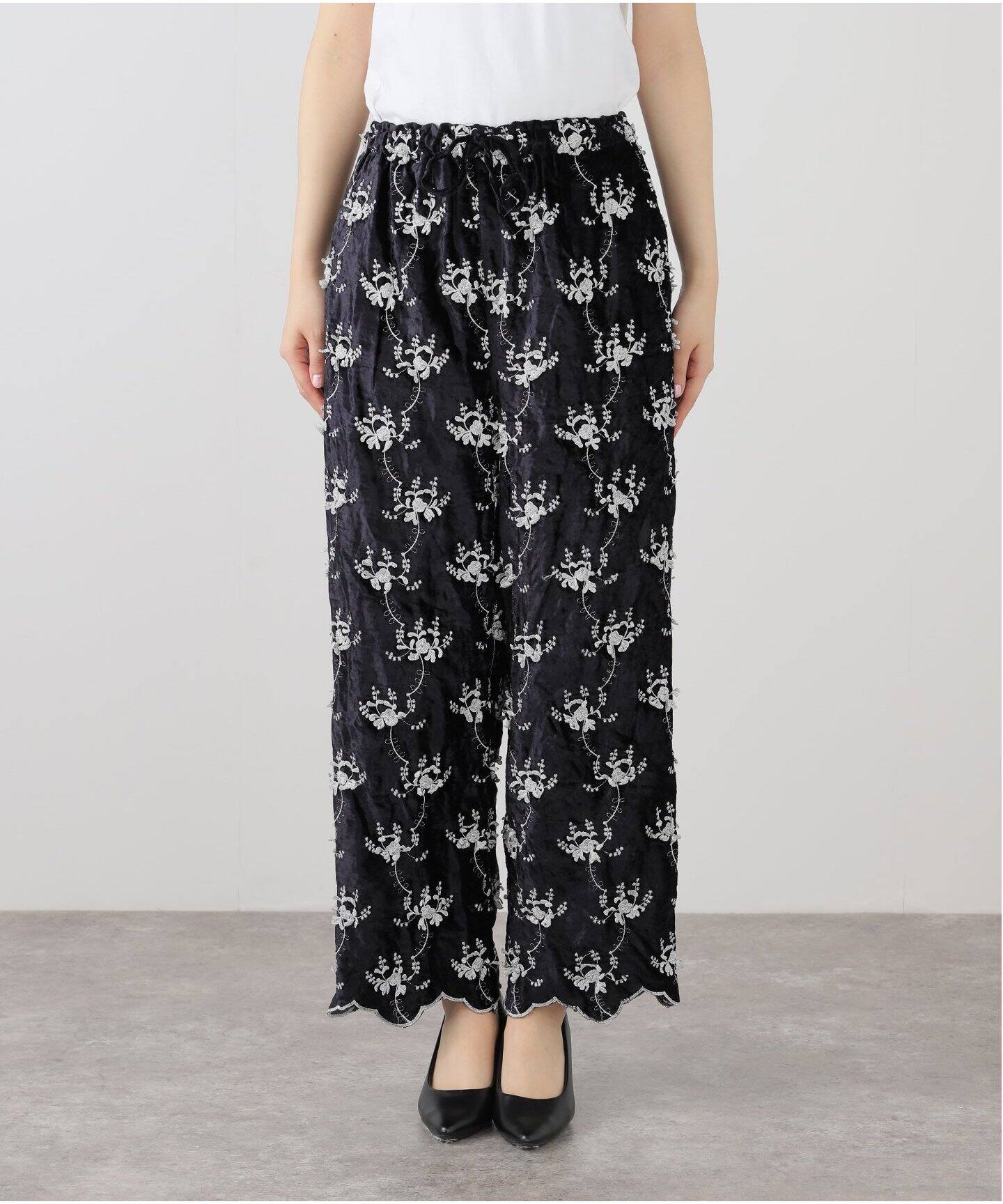 クリンクルクリンクルクリンクルvelvet pants