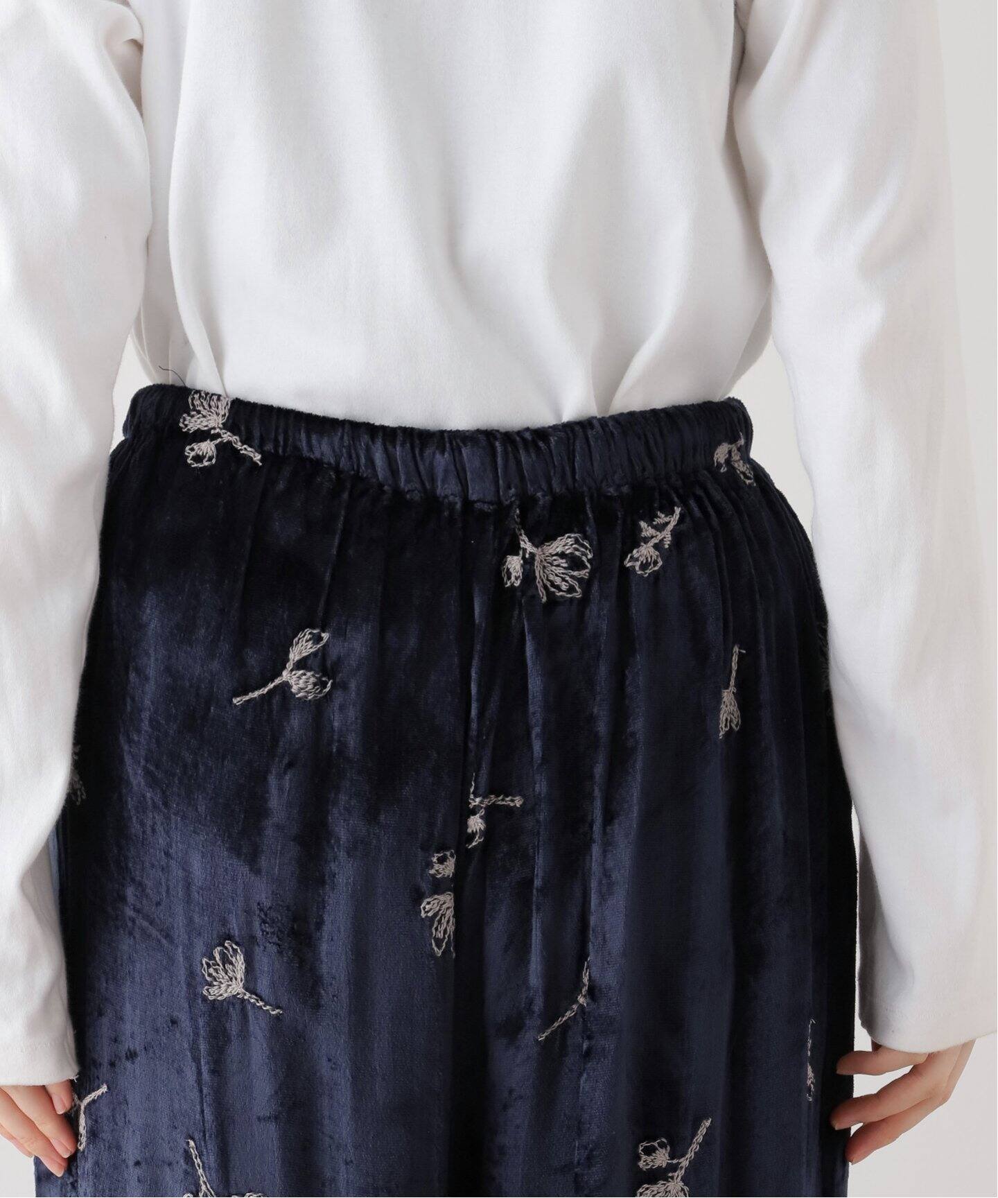 TODAYFUL / トゥデイフル】 Embroidery Velour Pants：パンツ（その他 