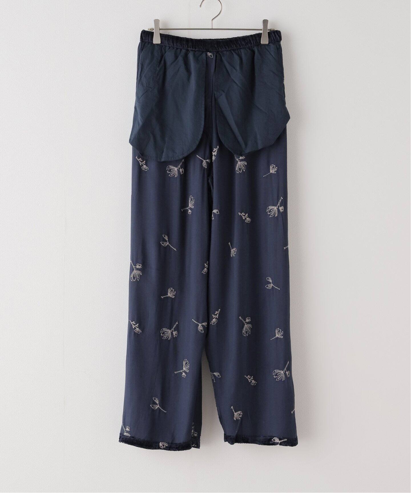 TODAYFUL / トゥデイフル】 Embroidery Velour Pants：パンツ（その他  