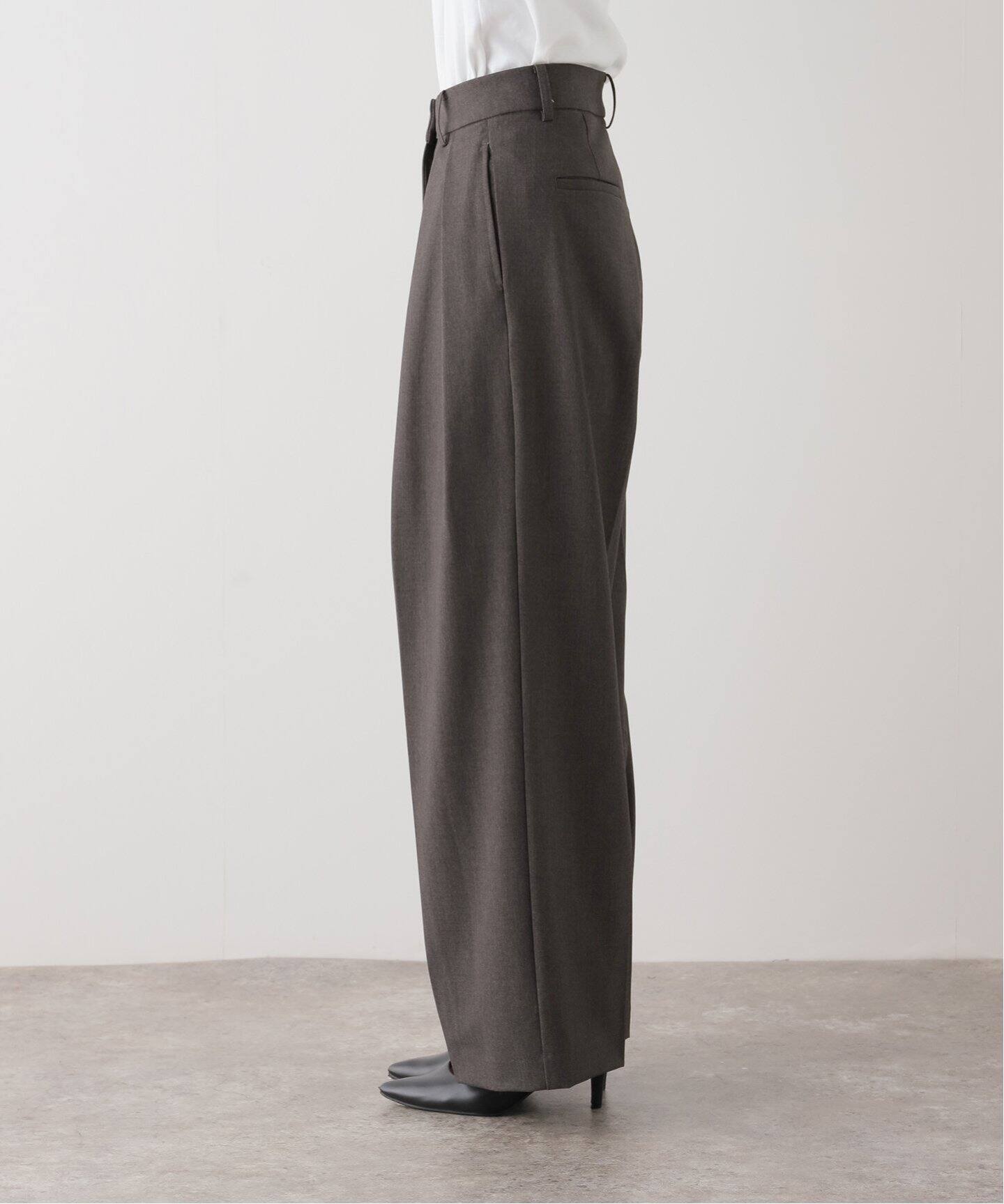 TODAYFUL / トゥデイフル】 Doubletuck Smooth Trousers：パンツ 
