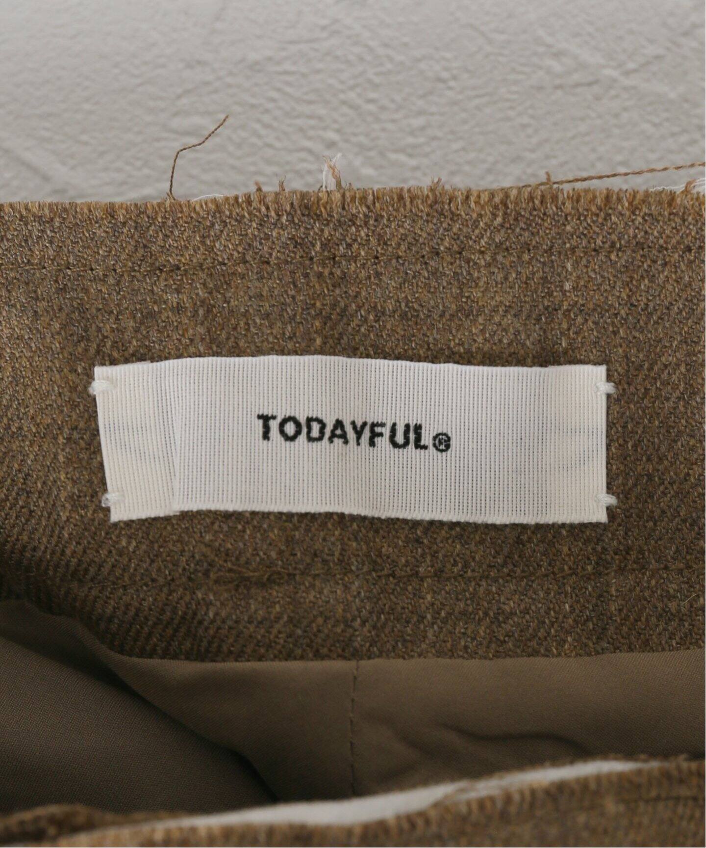 TODAYFUL / トゥデイフル】Lowwaist Wool Trousers：パンツ 