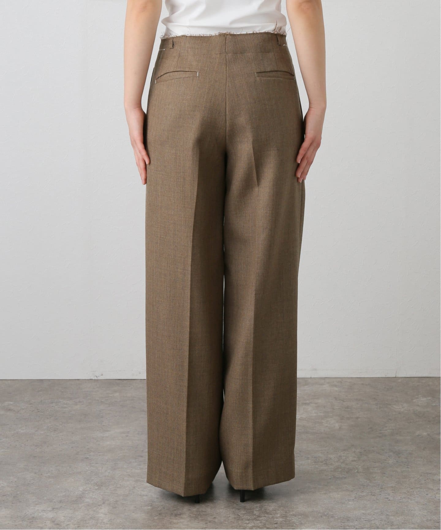 TODAYFUL / トゥデイフル】Lowwaist Wool Trousers：パンツ