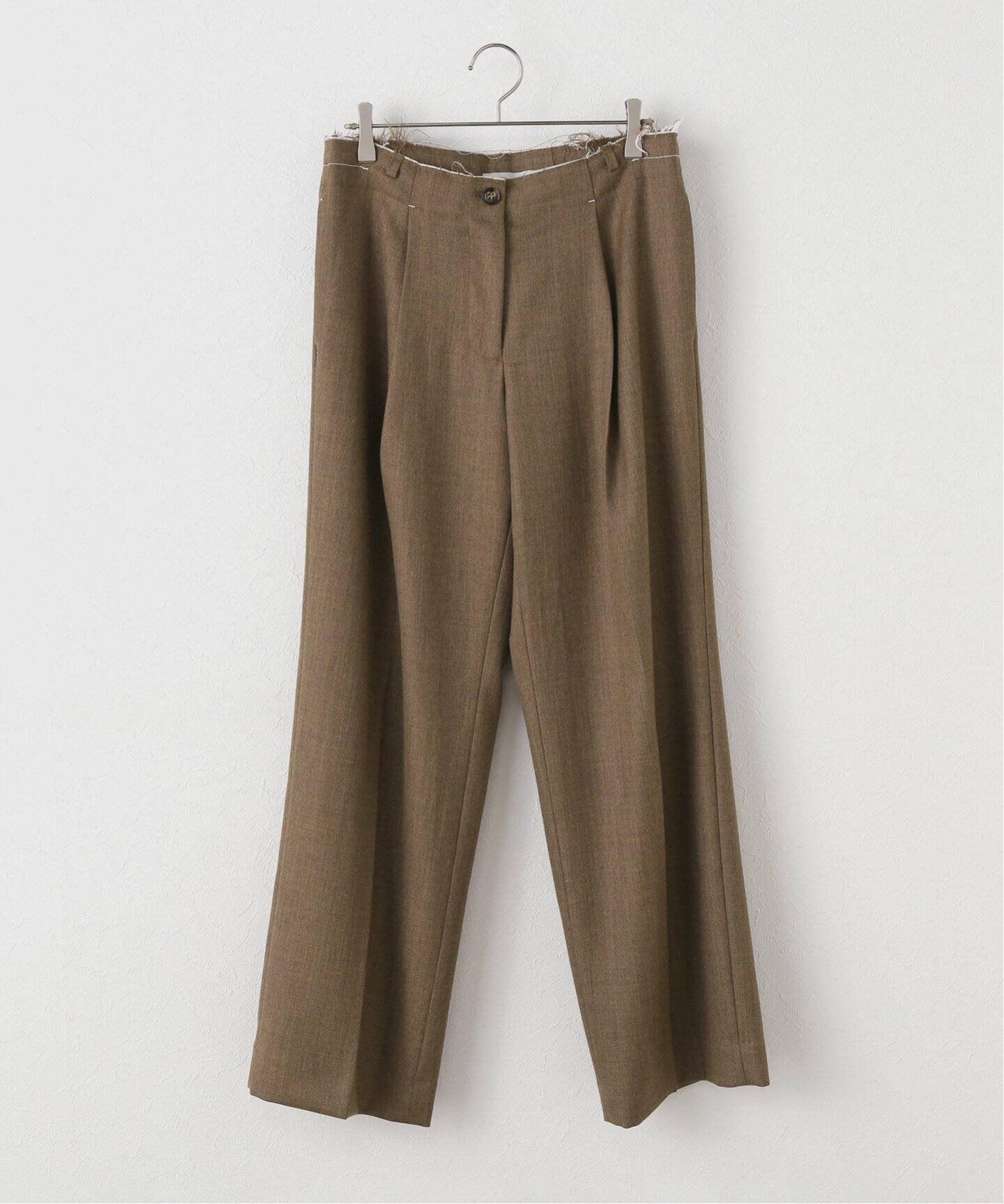 TODAYFUL / トゥデイフル】Lowwaist Wool Trousers：パンツ 