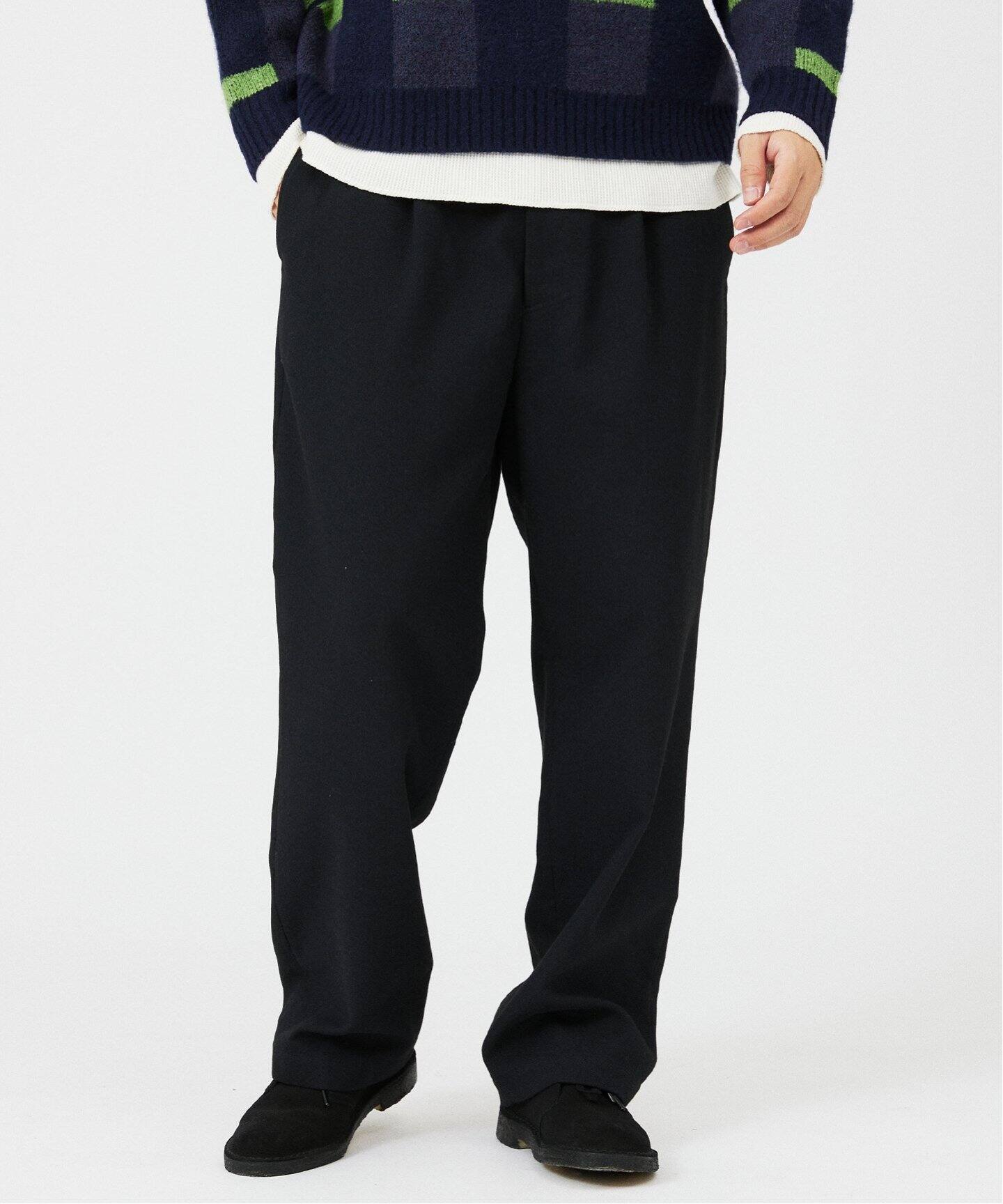 TECH ツイード ワイドストレートスラックス（スラックス）｜JOURNAL