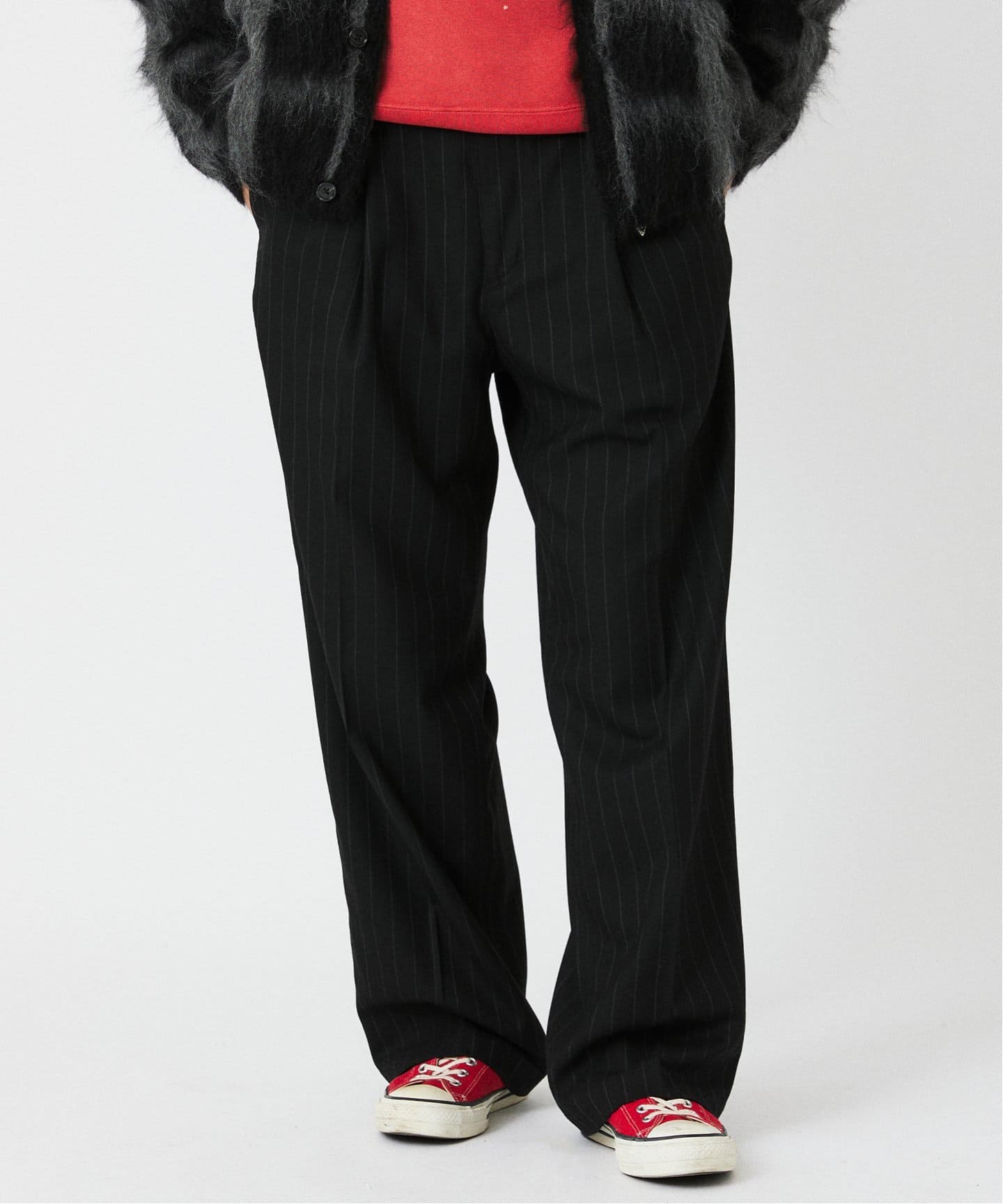 ウールミックス ストライプ スラックス（スラックス）｜JOURNAL