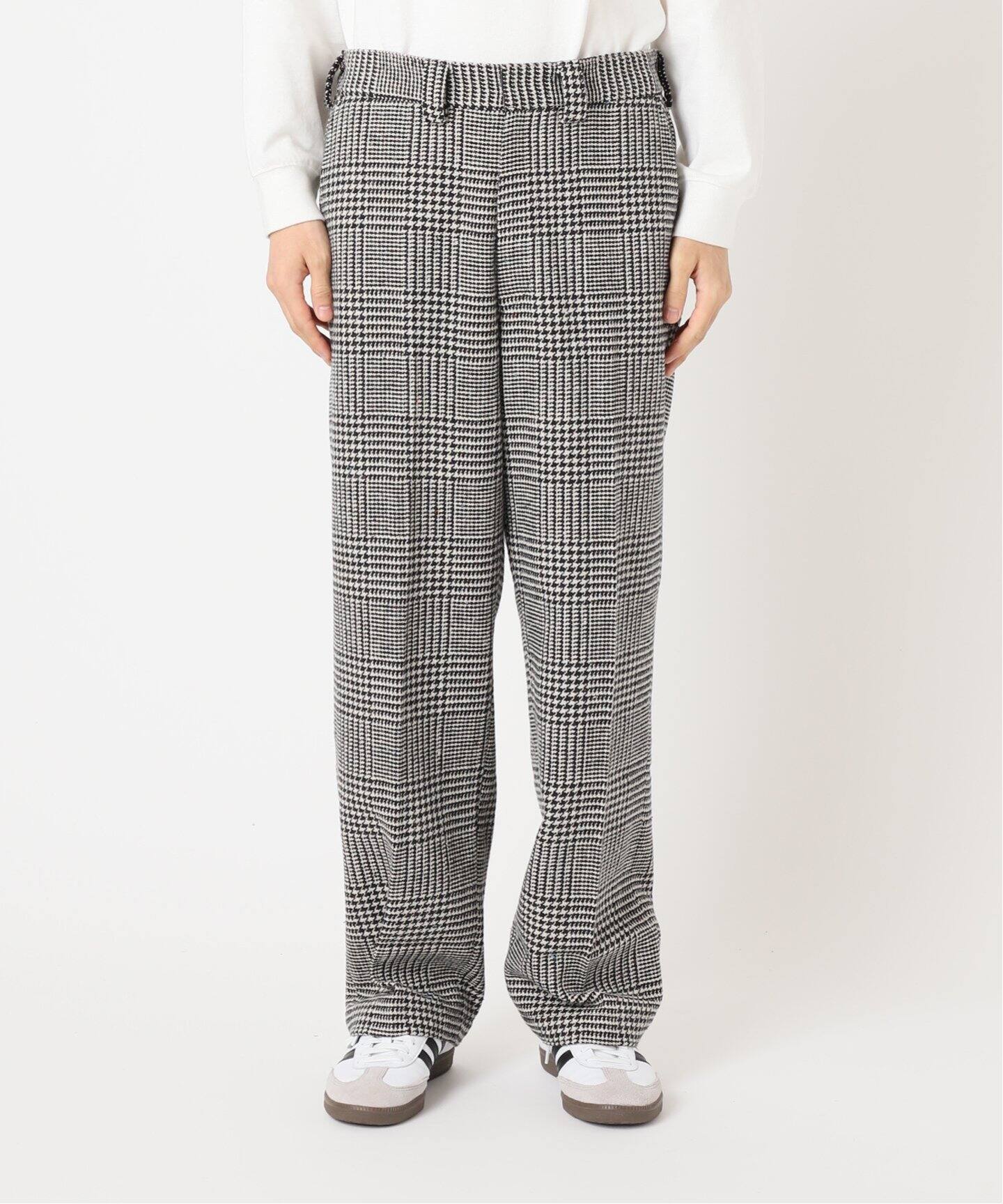 カラーネップ ツイード ワイドスラックス（スラックス）｜JOURNAL  