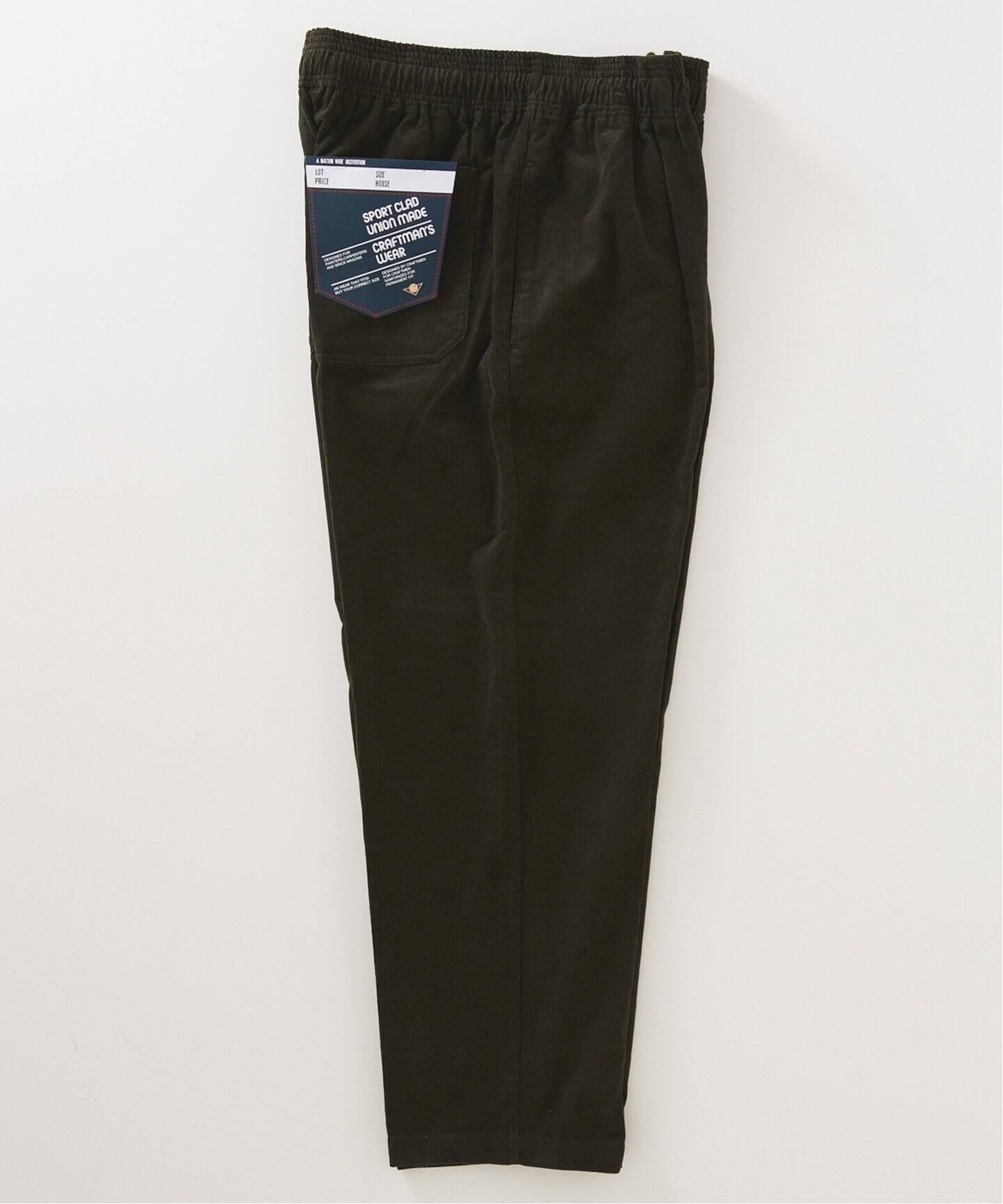 JOURNAL STANDARD 別注　トレーニングパンツ　1 SPORTCLAD / スポーツクラッド 別注 コーデュロイ 1タックワーク