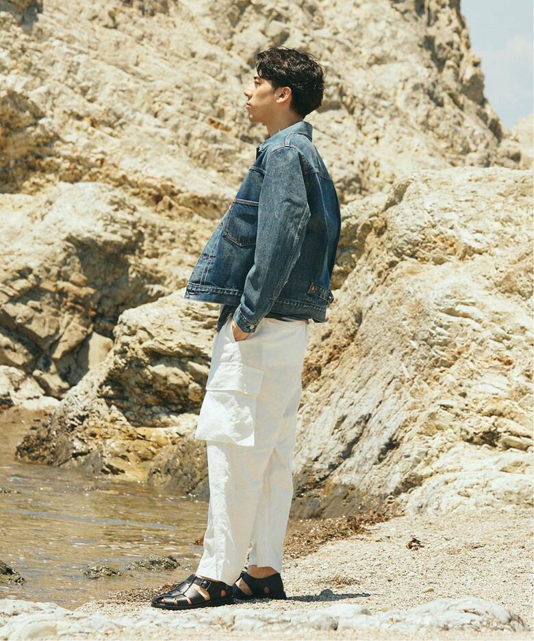 ARMY TWILL / アーミーツイル 別注 綿/麻 スラブカーゴパンツ（カーゴ  