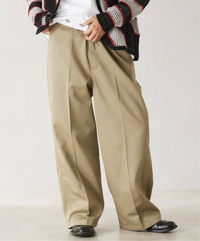 DICKIES / ディッキーズ 別注 シンチバック ワイドワークパンツ 