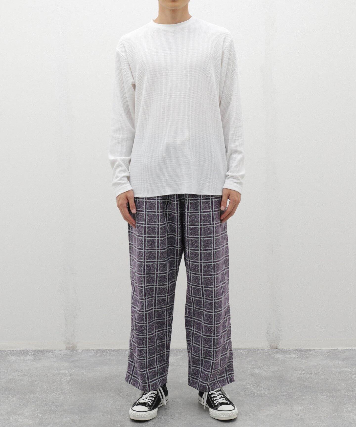 FILL THE BILL / フィルザビル PRINT CHECK FLANNEL EASY PANTS 104 