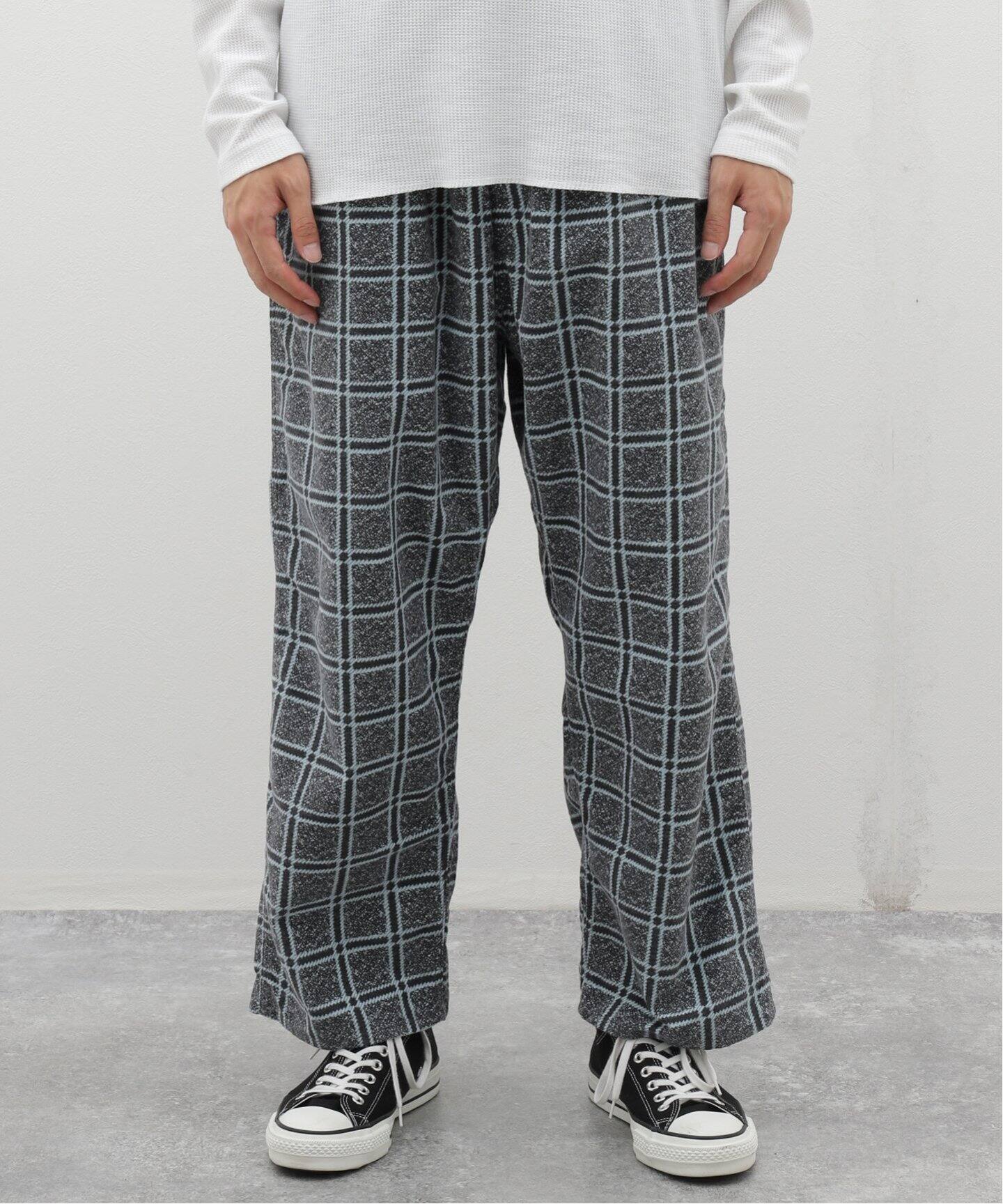 FILL THE BILL / フィルザビル PRINT CHECK FLANNEL EASY PANTS 104 