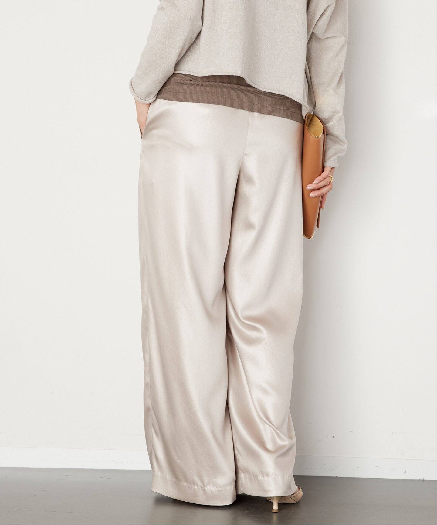 Ripple サテンパンツ（その他パンツ）｜Deuxieme Classe  