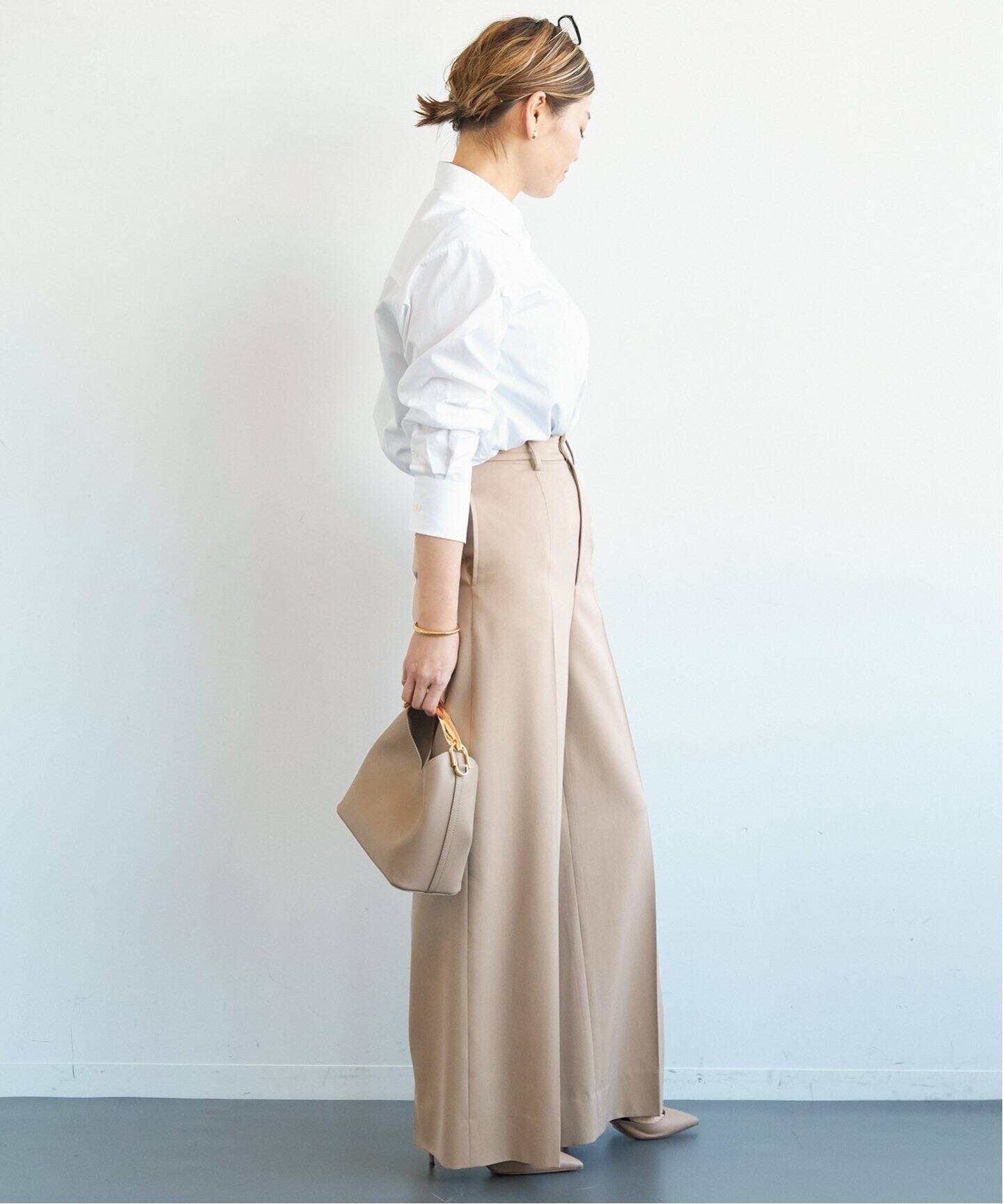 GABARDINE ワイドパンツ（スラックス）｜Deuxieme Classe