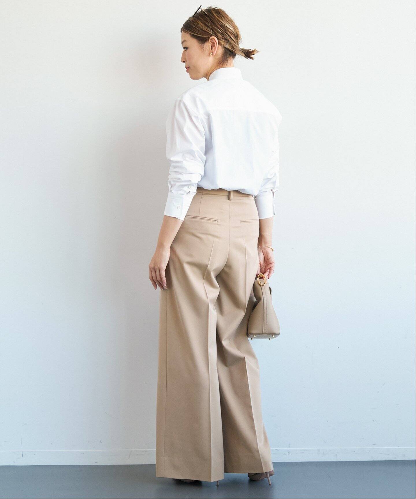 GABARDINE ワイドパンツ（スラックス）｜Deuxieme Classe