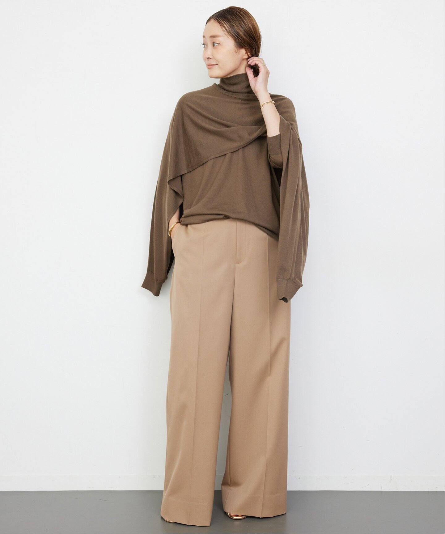 追加*GABARDINE ワイドパンツ（スラックス）｜Deuxieme Classe 