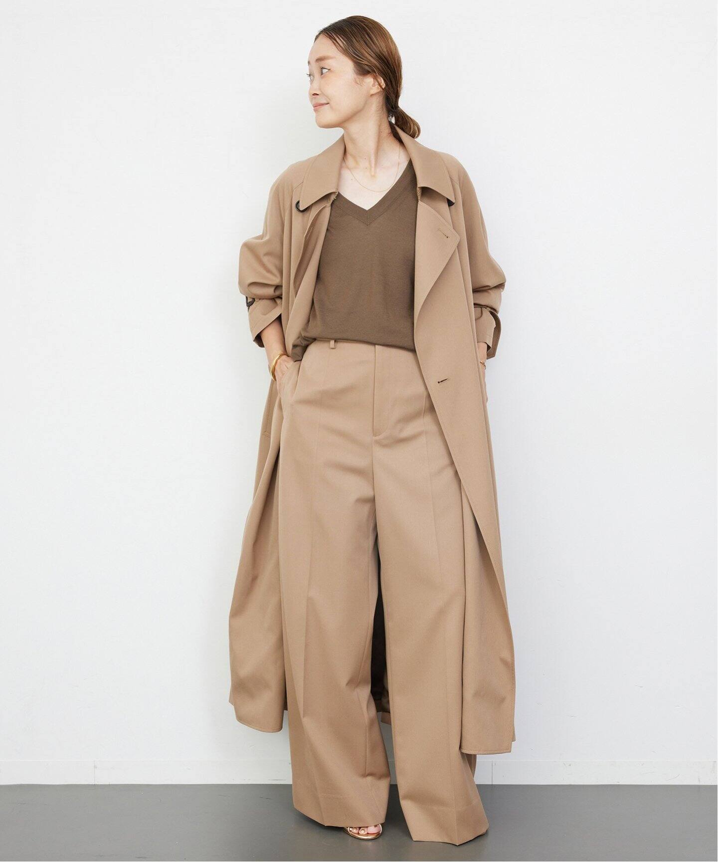 追加*GABARDINE ワイドパンツ（スラックス）｜Deuxieme Classe 