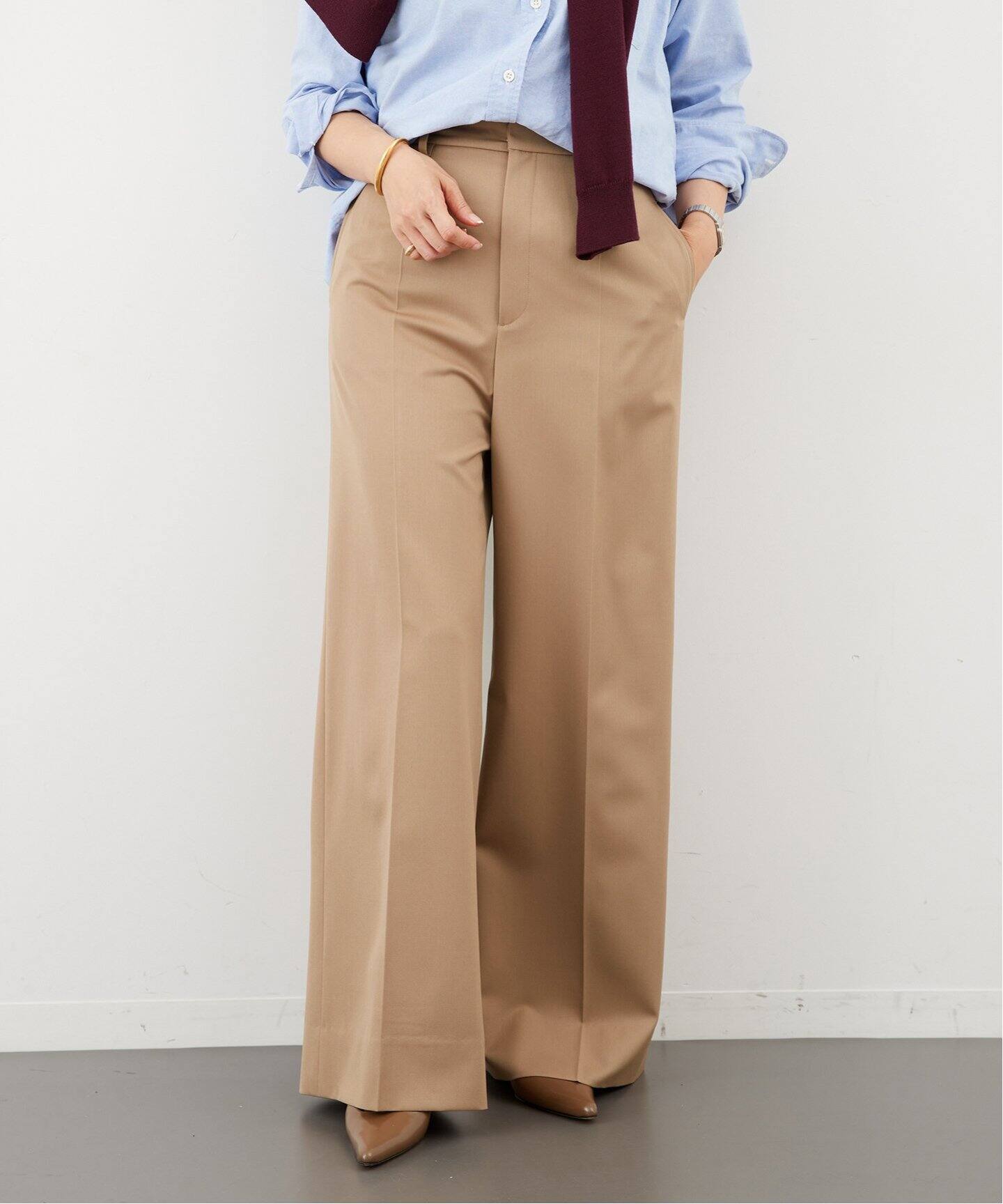 追加*GABARDINE ワイドパンツ（スラックス）｜Deuxieme Classe  