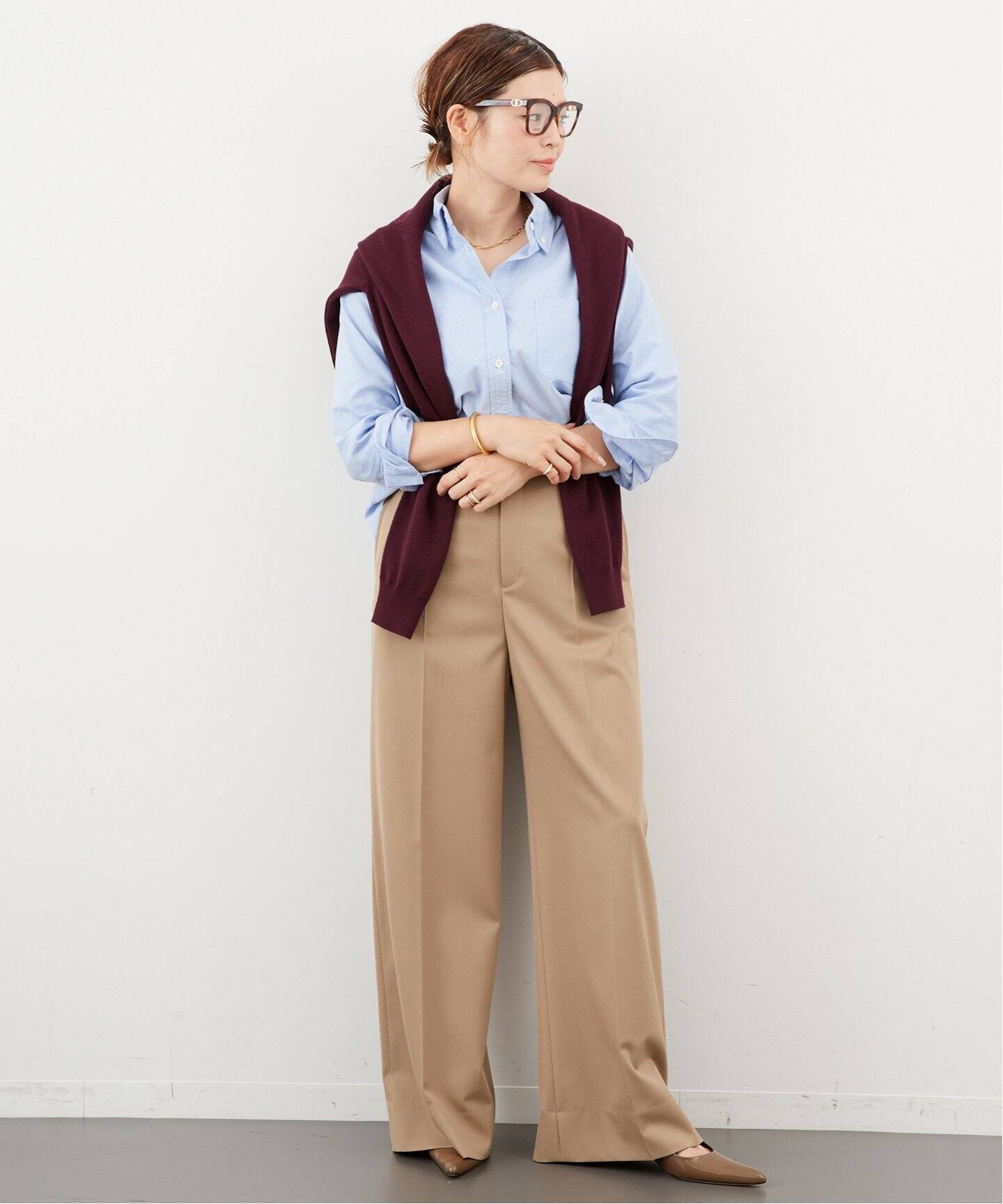 追加*GABARDINE ワイドパンツ（スラックス）｜Deuxieme Classe  