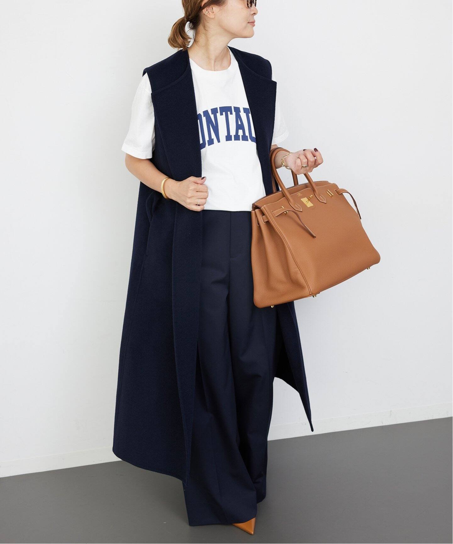 追加*GABARDINE ワイドパンツ（スラックス）｜Deuxieme Classe 