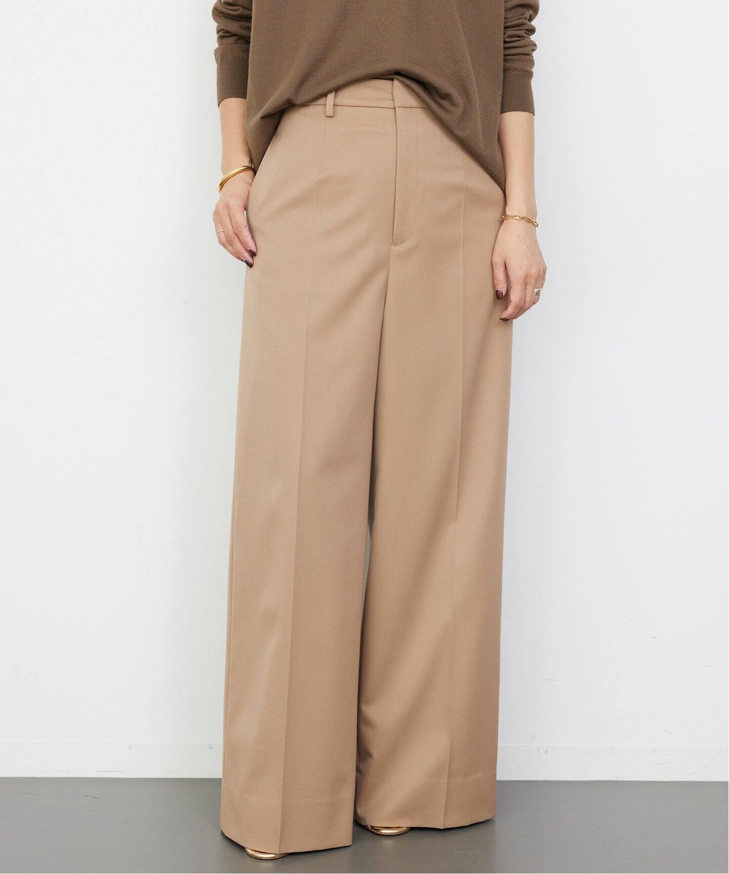追加*GABARDINE ワイドパンツ（スラックス）｜Deuxieme Classe 