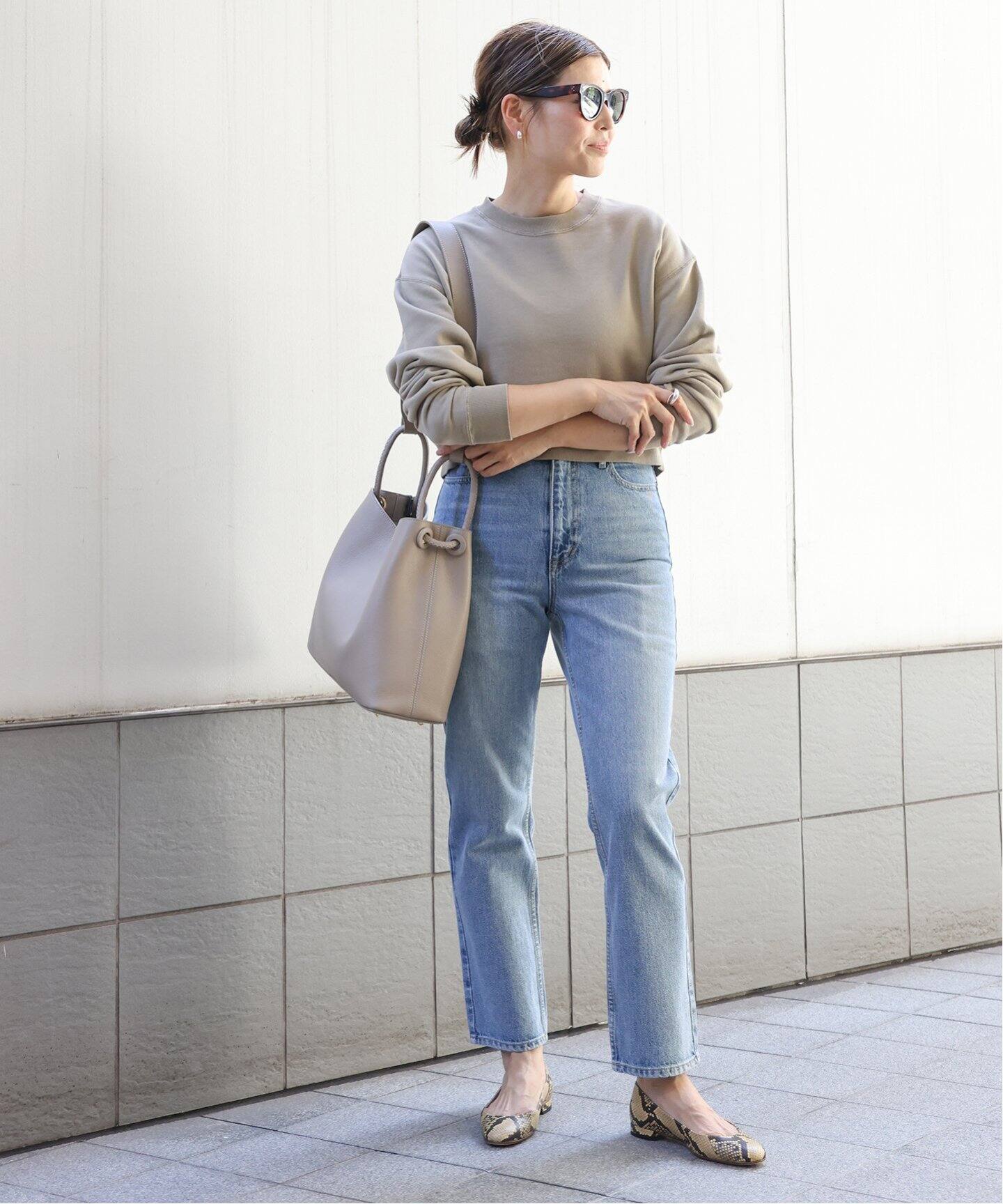 追加 スリム クロップドデニム（デニムパンツ・ジーンズ）｜Deuxieme  