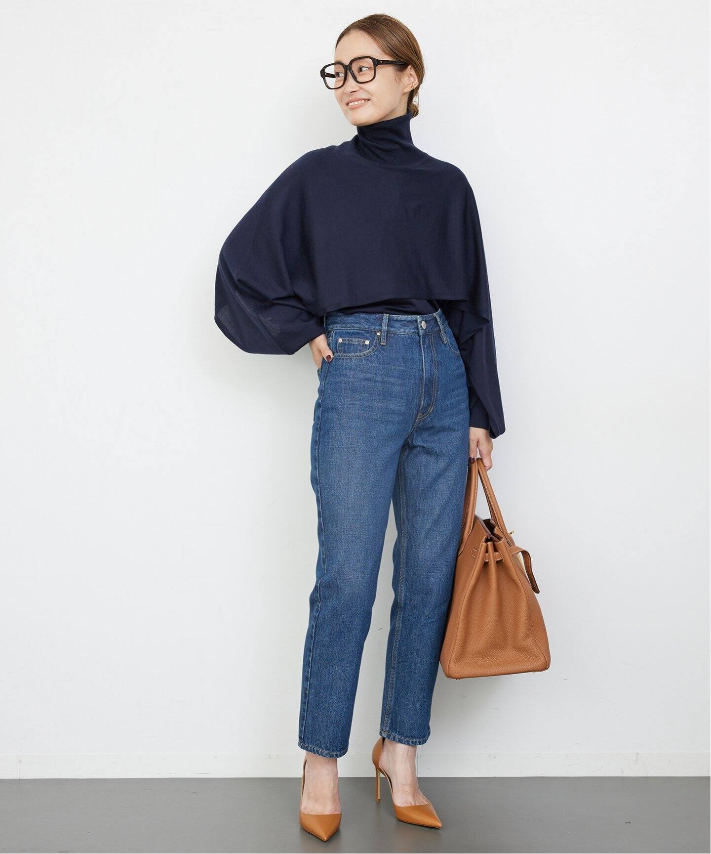 Deuxieme Classeスリム クロップドデニム34 