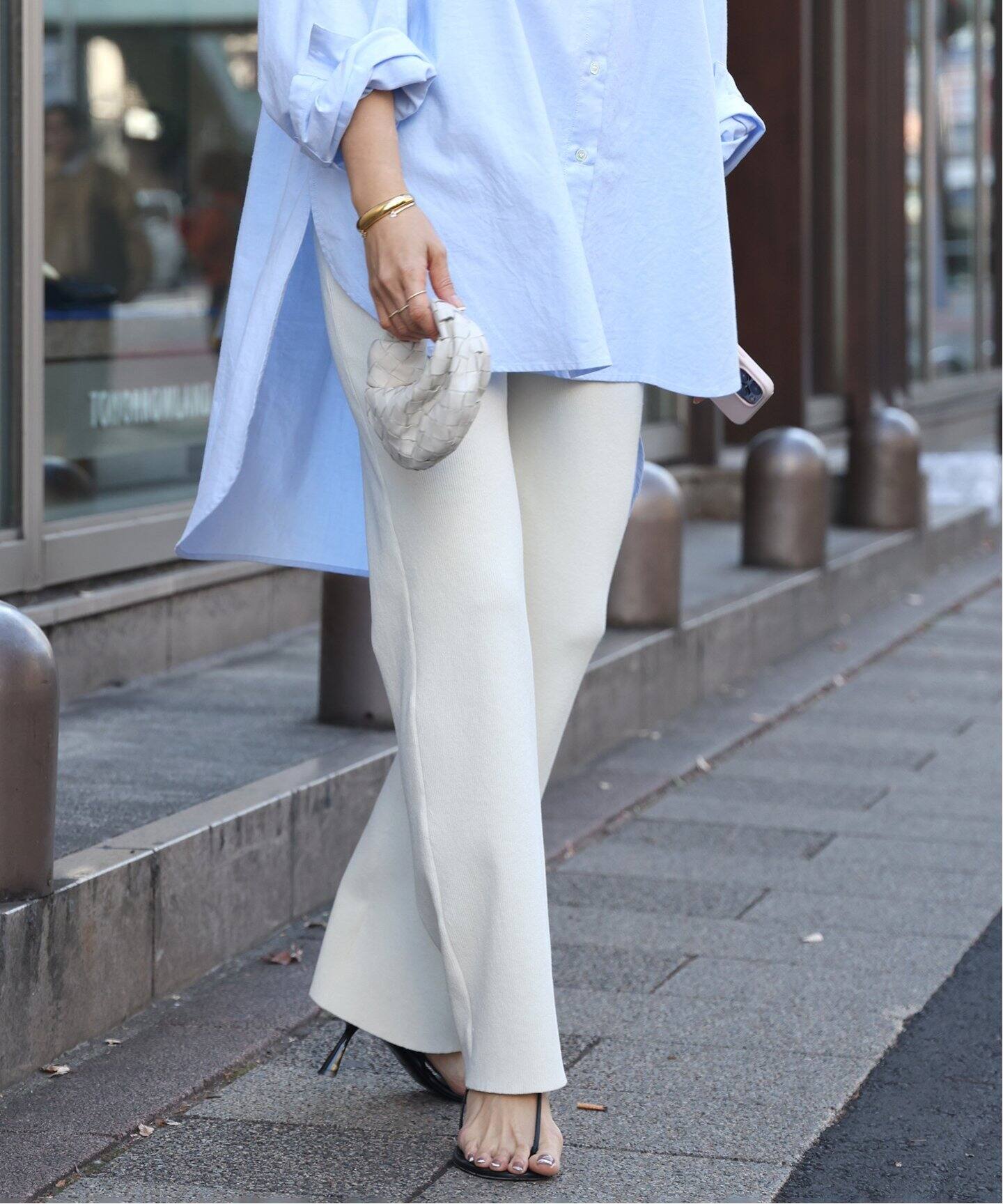 GLASSY RIB パンツ（その他パンツ）｜Deuxieme Classe（ドゥーズィエム  