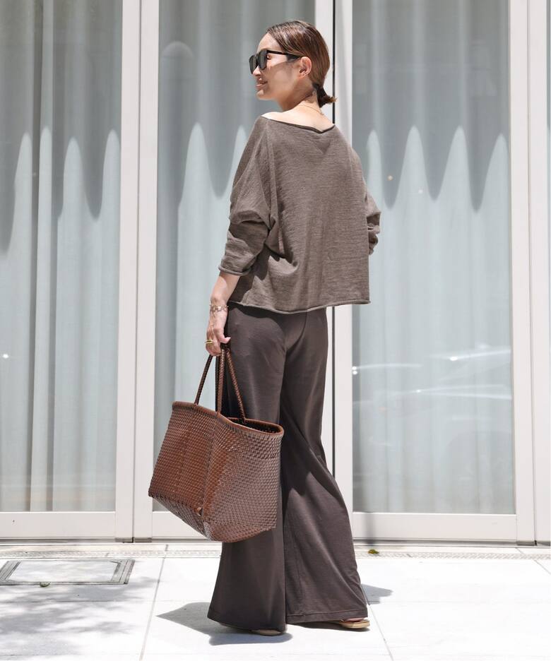 MUSEドゥーズィエムクラス◇Prime wool jersey パンツ 36 