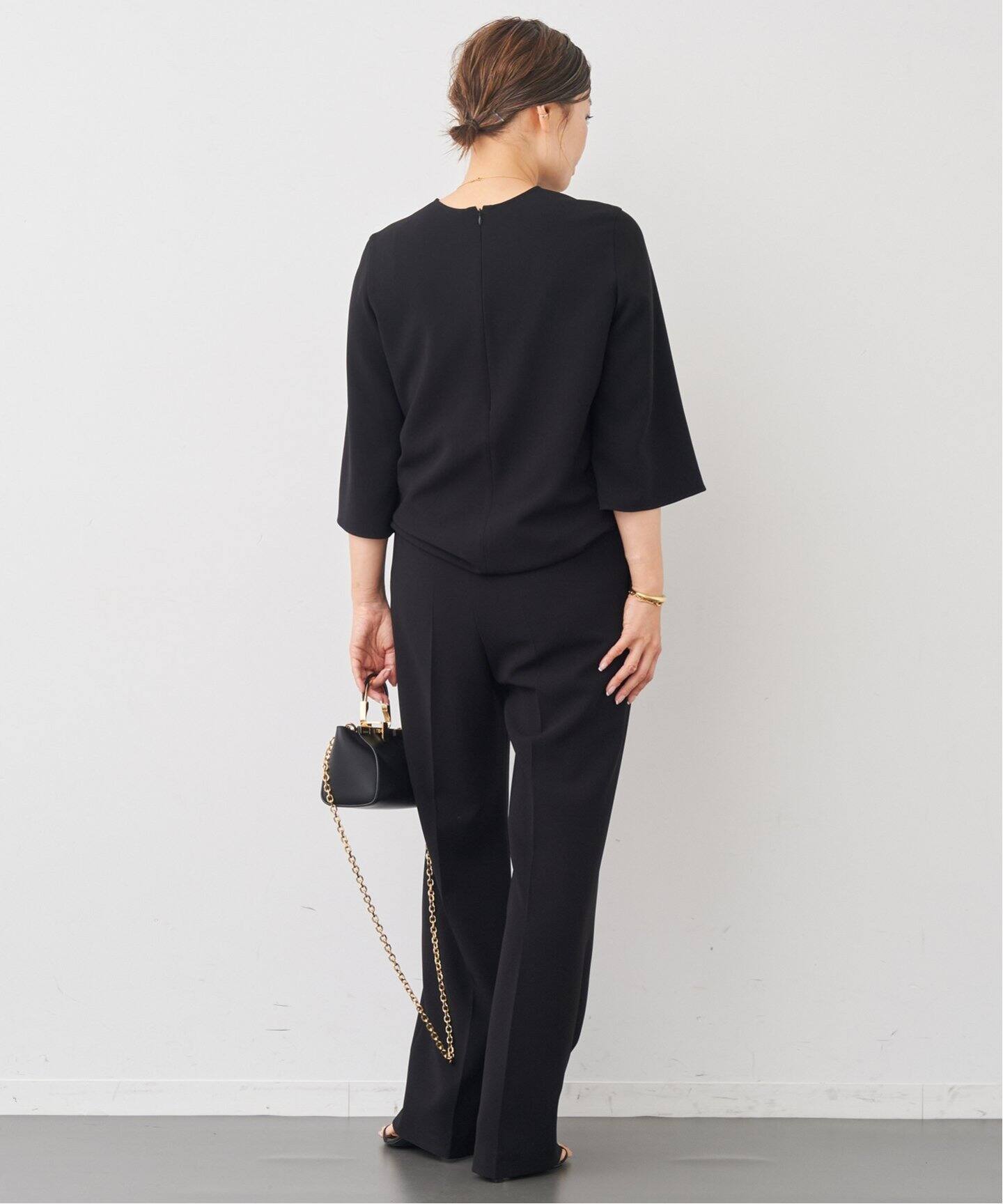 トリアセジョーゼット タックパンツ（スラックス）｜Deuxieme Classe  